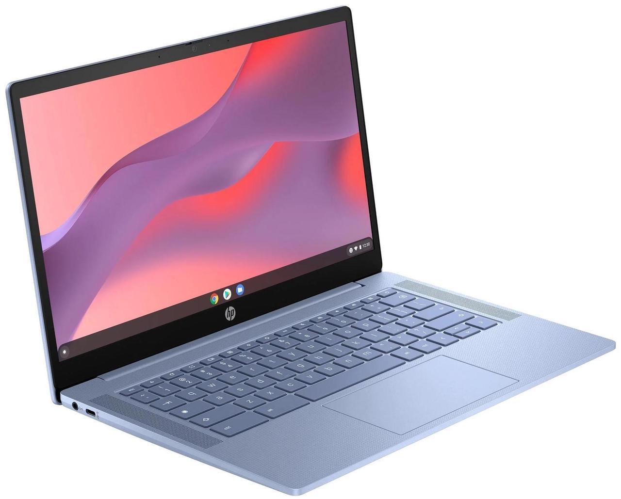 Alt view image 3 of 13 - HP 14a-nf 14" HD Touchscreen Chromebook Intel N100 4GB RAM 64GB SSD ChromeOS