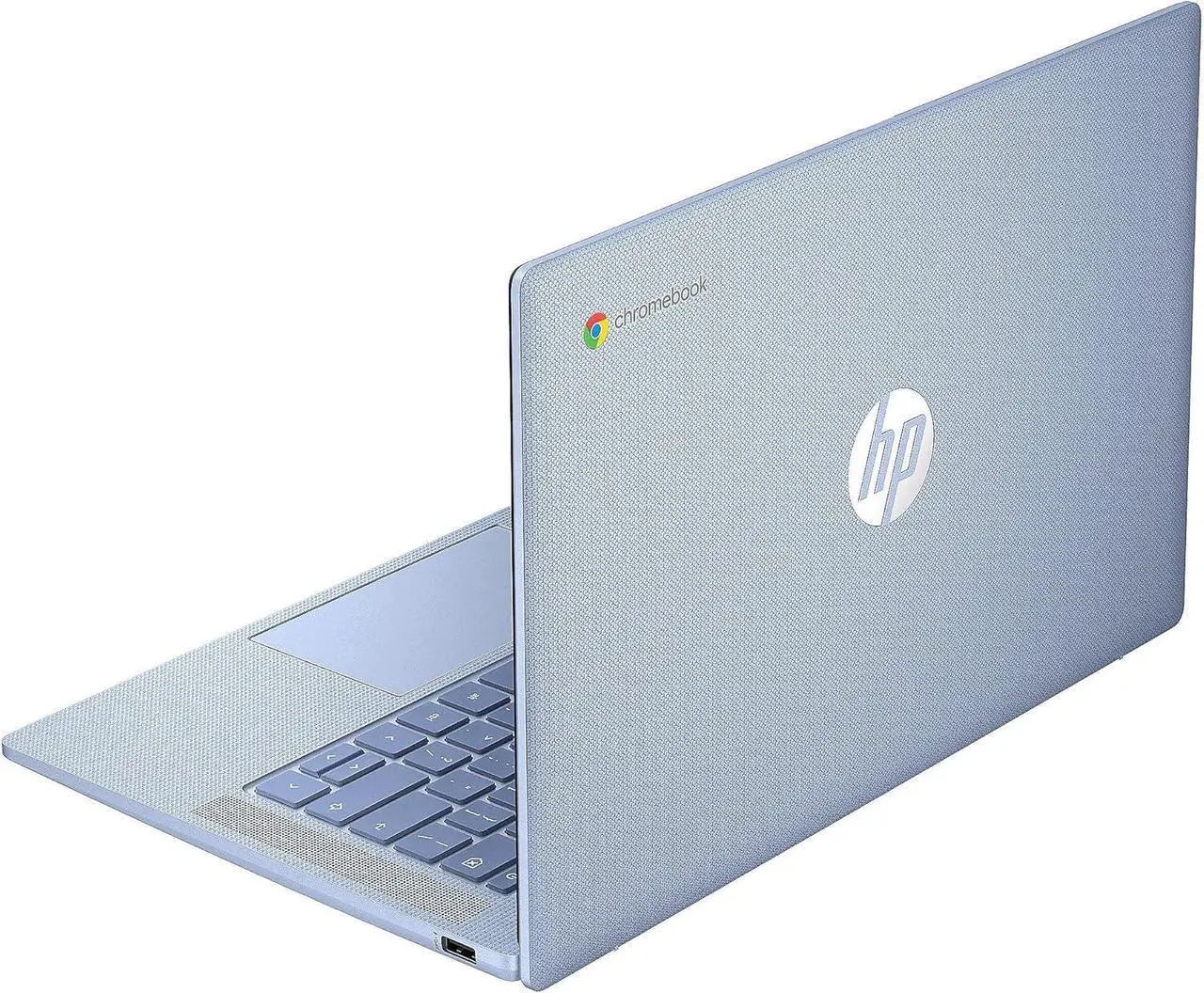 Alt view image 5 of 5 - HP 14a-nf 14" HD Chromebook, Intel N100, 4GB, 128GB, Chrome OS - Blue