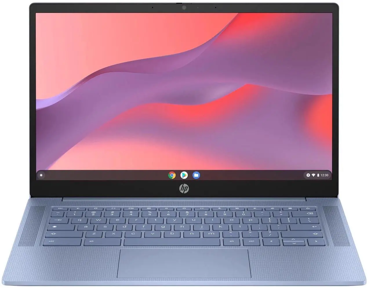 Alt view image 4 of 5 - HP 14a-nf 14" HD Chromebook, Intel N100, 4GB, 128GB, Chrome OS - Blue