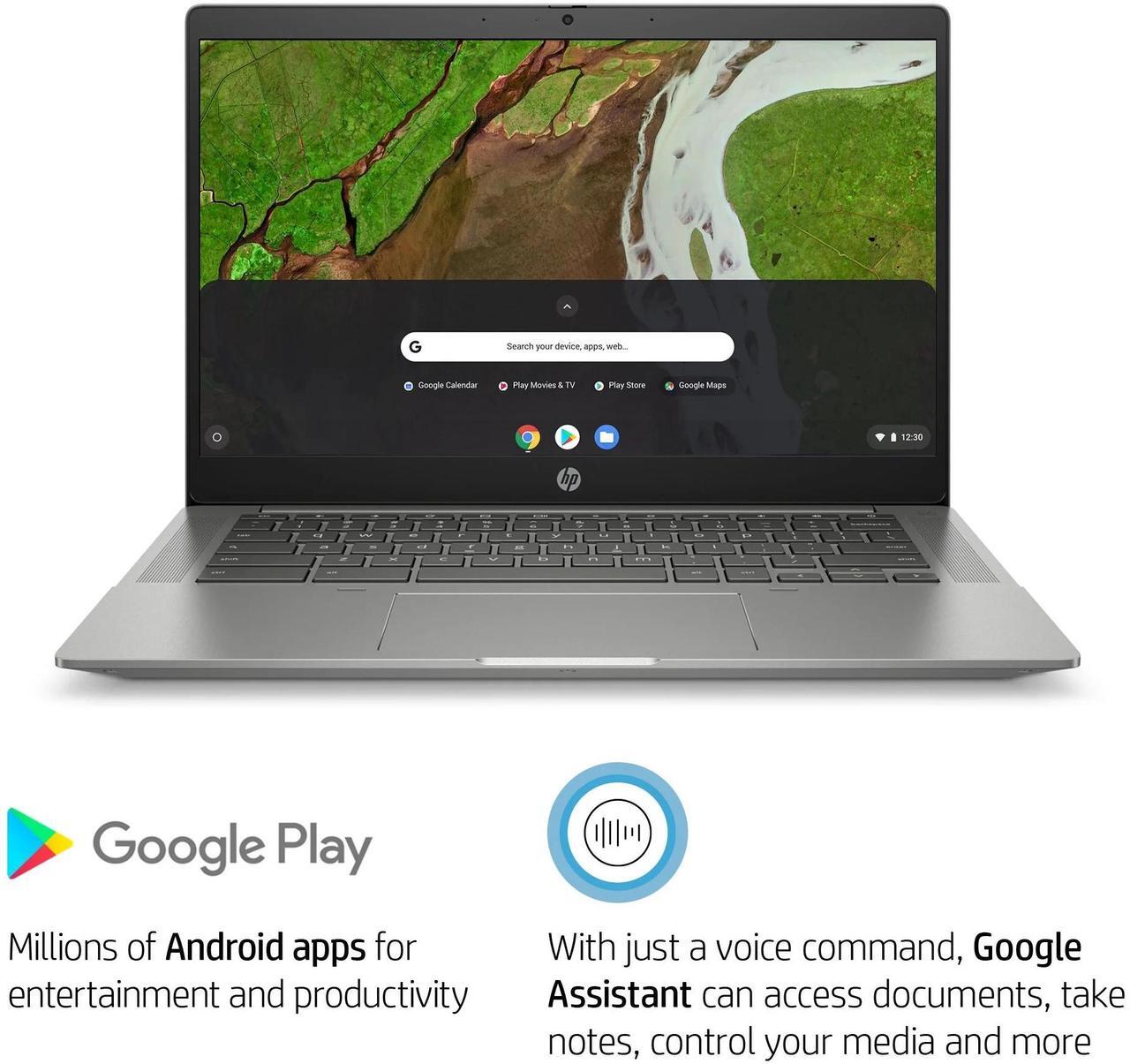 Alt view image 2 of 7 - HP Chromebook 14b-nb 14" HD Laptop Intel Core i3-115G4 4GB RAM 128GB SSD Chrome
