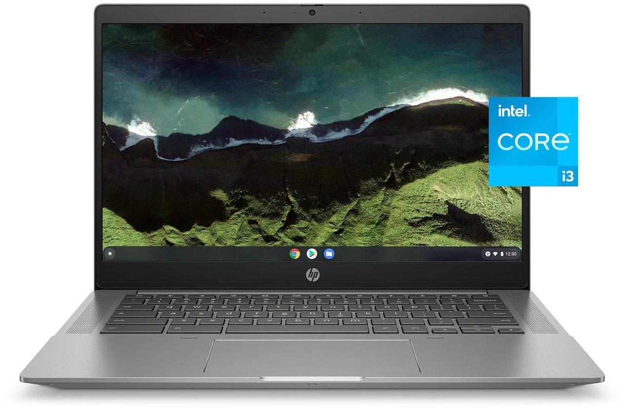 Alt view image 3 of 7 - HP Chromebook 14b-nb 14" HD Laptop Intel Core i3-115G4 4GB RAM 128GB SSD Chrome