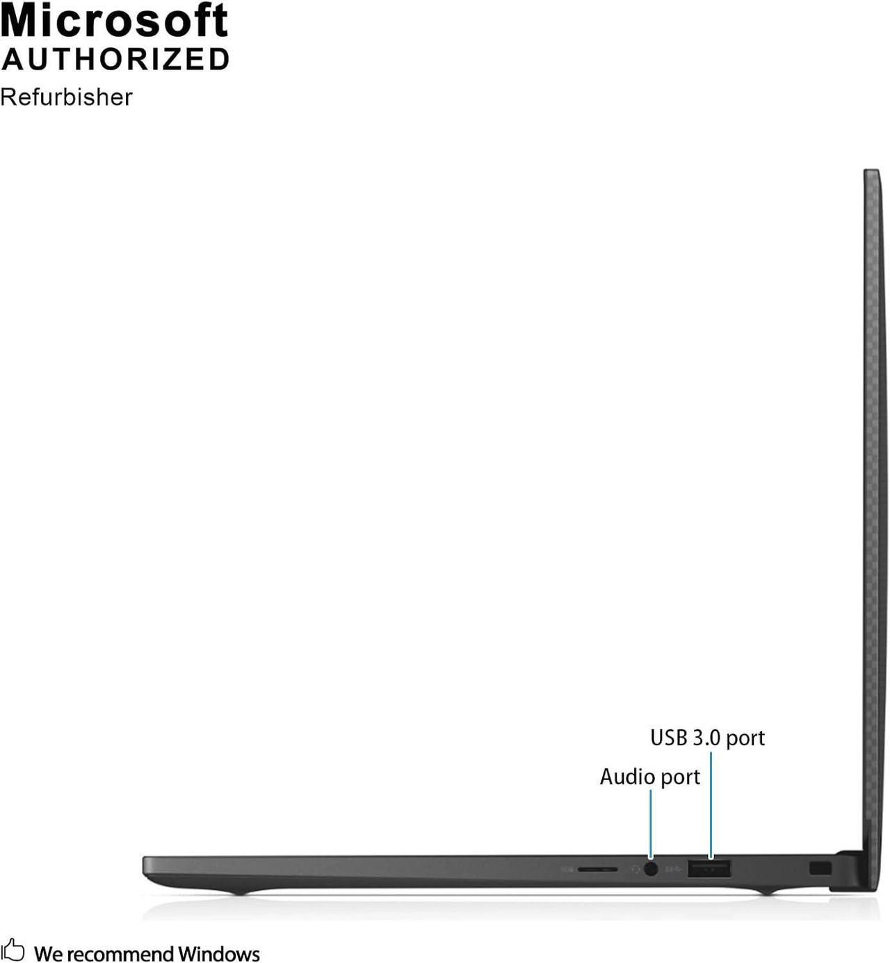 Alt view image 7 of 7 - Dell Latitude 7370 13" FHD Laptop Intel Core M7-6Y75 8GB 256GB Win11P
