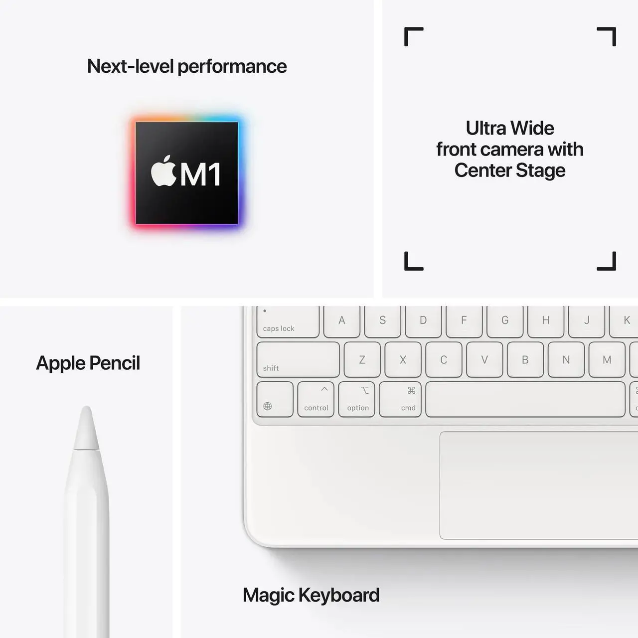 Alt view image 3 of 7 - Apple iPad Pro 11" Tablet 2021 Apple M1 chip 8GB 256GB Wi-Fi iPadOS