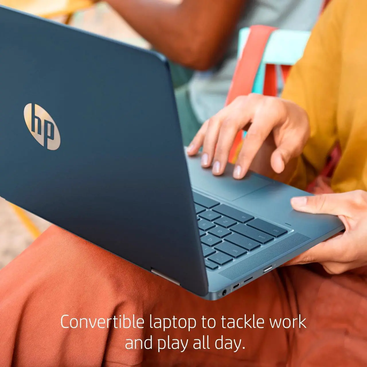 Alt view image 3 of 6 - HP Chromebook x360 14a-ca 14" HD 2-in-1 Touch Celeron N4020 4GB 64GB ChromeOS