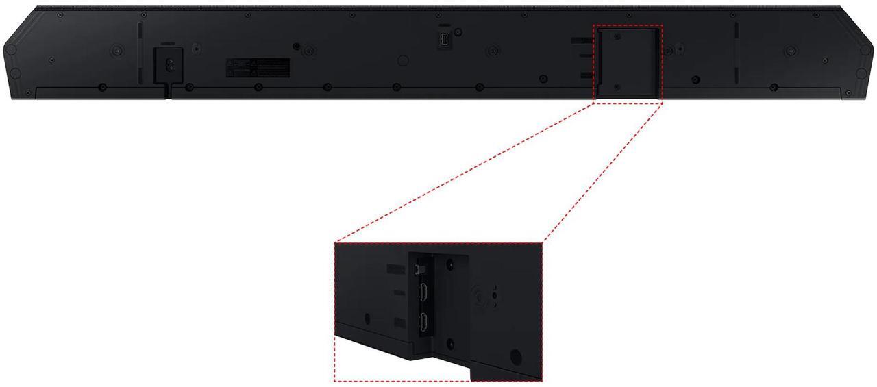 Alt view image 6 of 7 - Samsung Q-Series 3.1.2ch Wireless Soundbar w/ Q-Symphony HW-Q700C/ZA