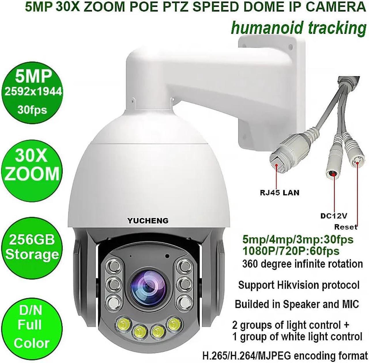 5MP 30X ZOOM POE Speed dome PTZ IP Camera youtube LIVE Hikvision Dahua protocol IVM4200 P2P ONVIF IMX415 SD 256GB IP Camera