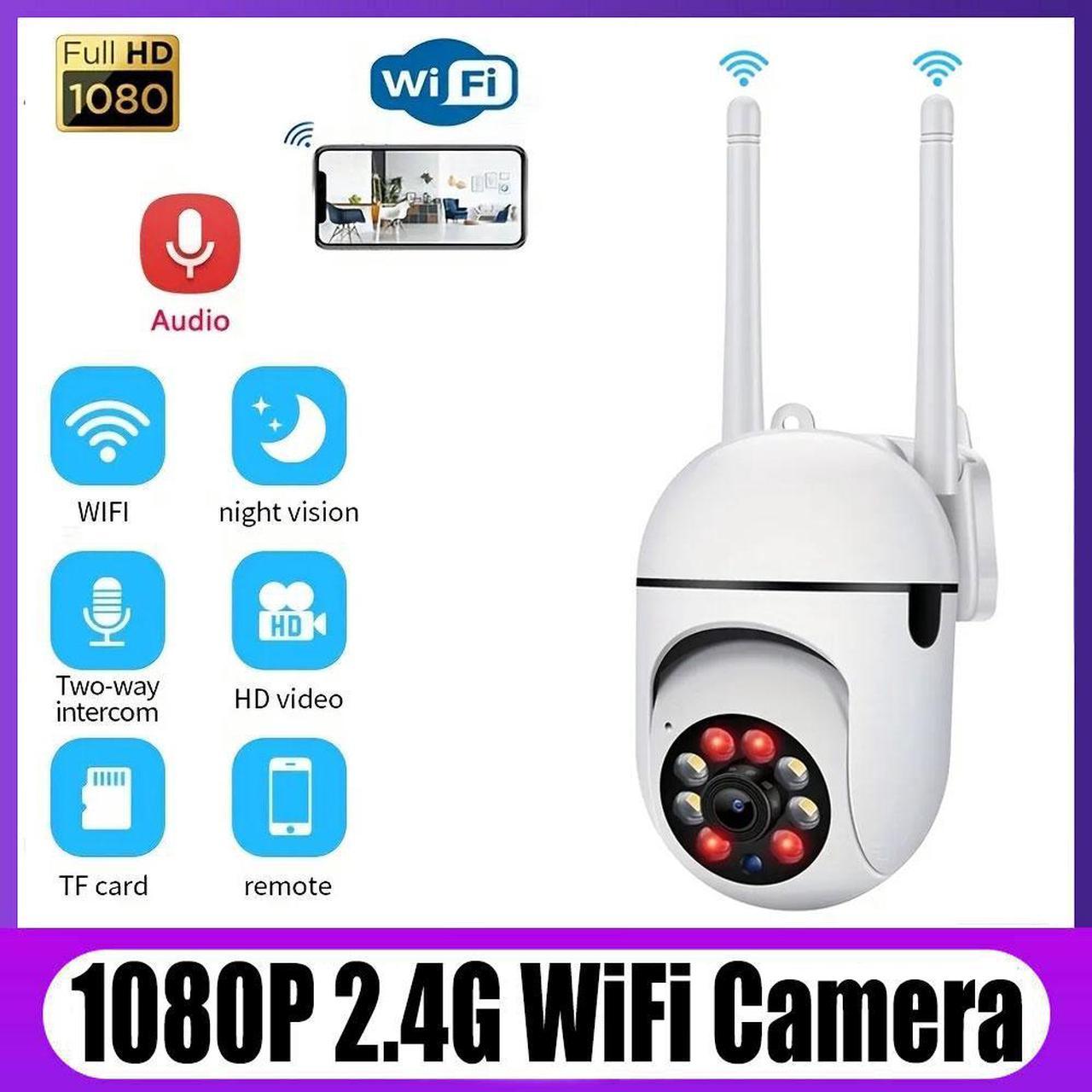 Wireless Security Camera System Outdoor Home 2.4G Wifi Night Vision Cam 1080P HD