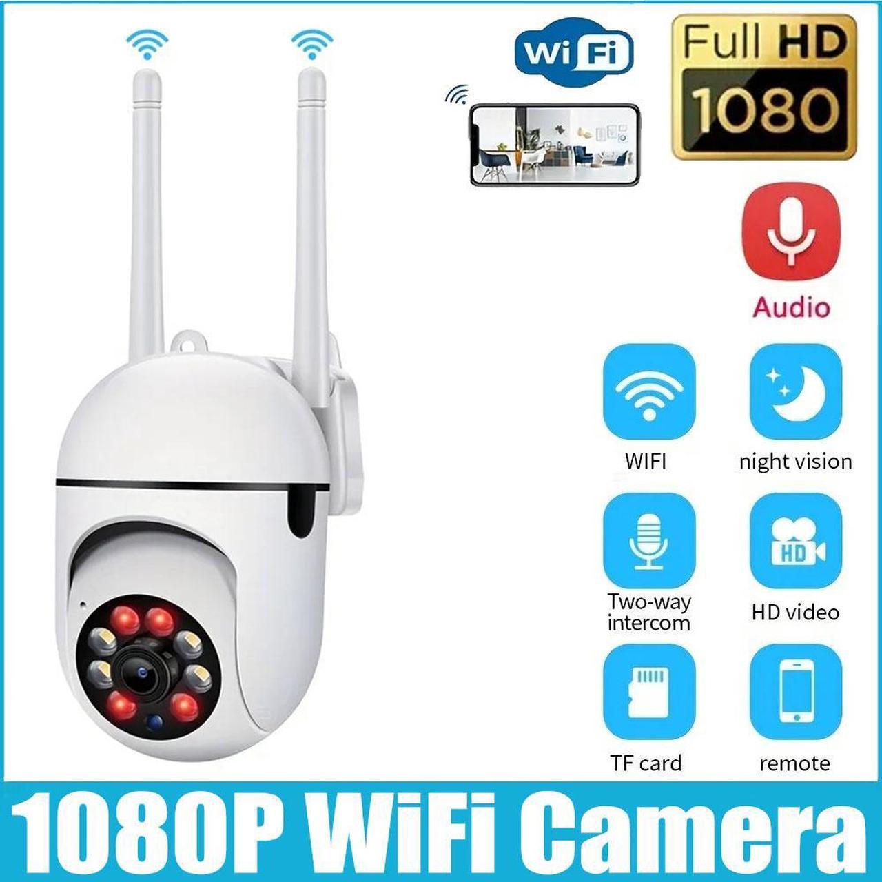 2.4G Wifi 1080P HD WIFI Wireless IP Security Camera Outdoor CCTV PTZ Smart Home IR Cam