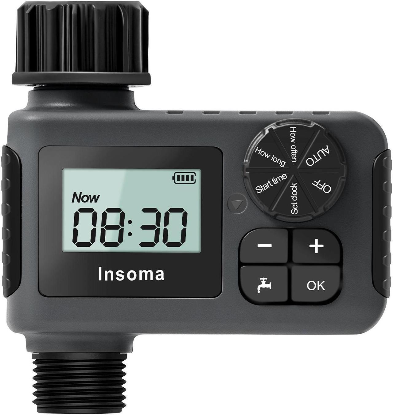 Irrigation Timer Sprinkler Water Timers Programmable Insoma sgw05