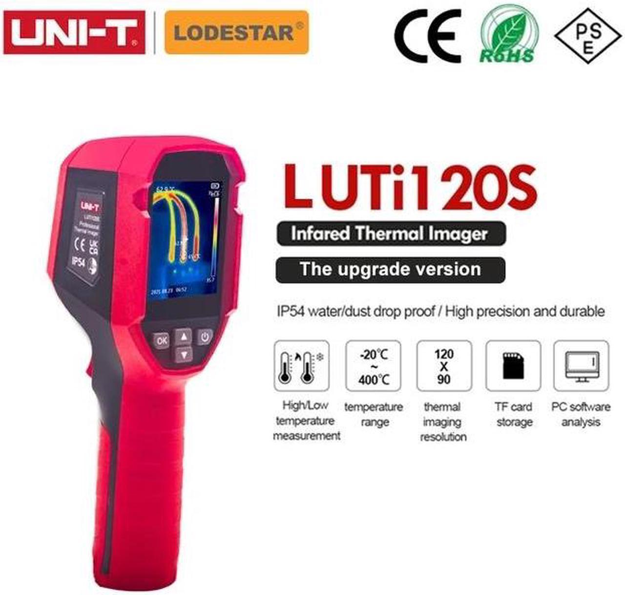 UNI-T UTi120S Infrared Thermal Imager Resolution 120 x 90 Handheld Temperature Thermal Camera PCB Circuit Industrial Testing