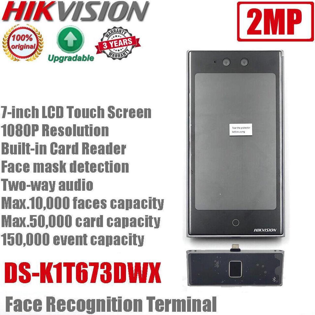 Hikvision DS-K1T673DWX Pro Face Recognition Access Terminal 2-Way Audio