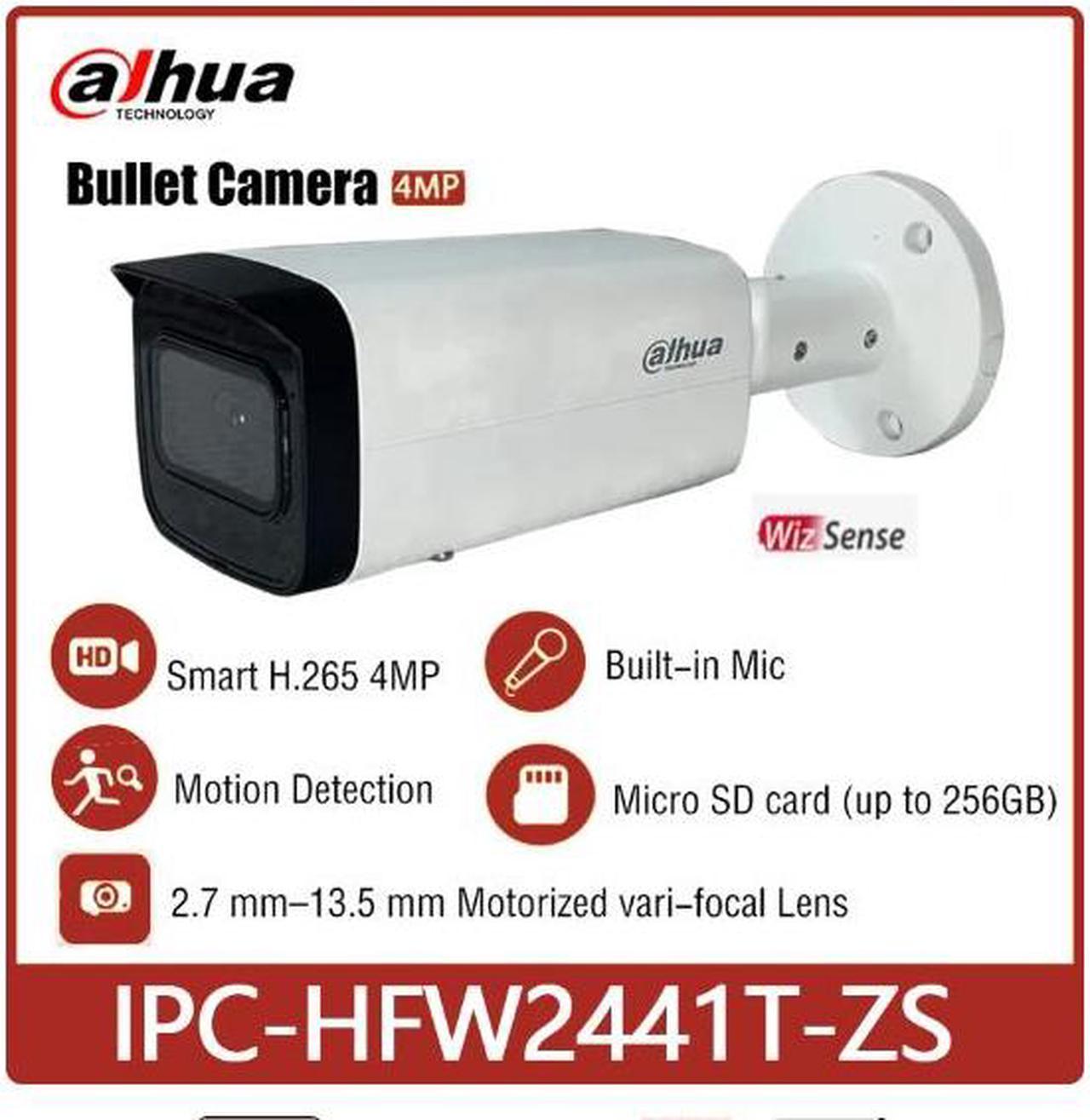 DH 8MP IPC-HFW2841T-ZS IR 60m Vari-focal Bullet WizSense Network Camera, Motion Detection