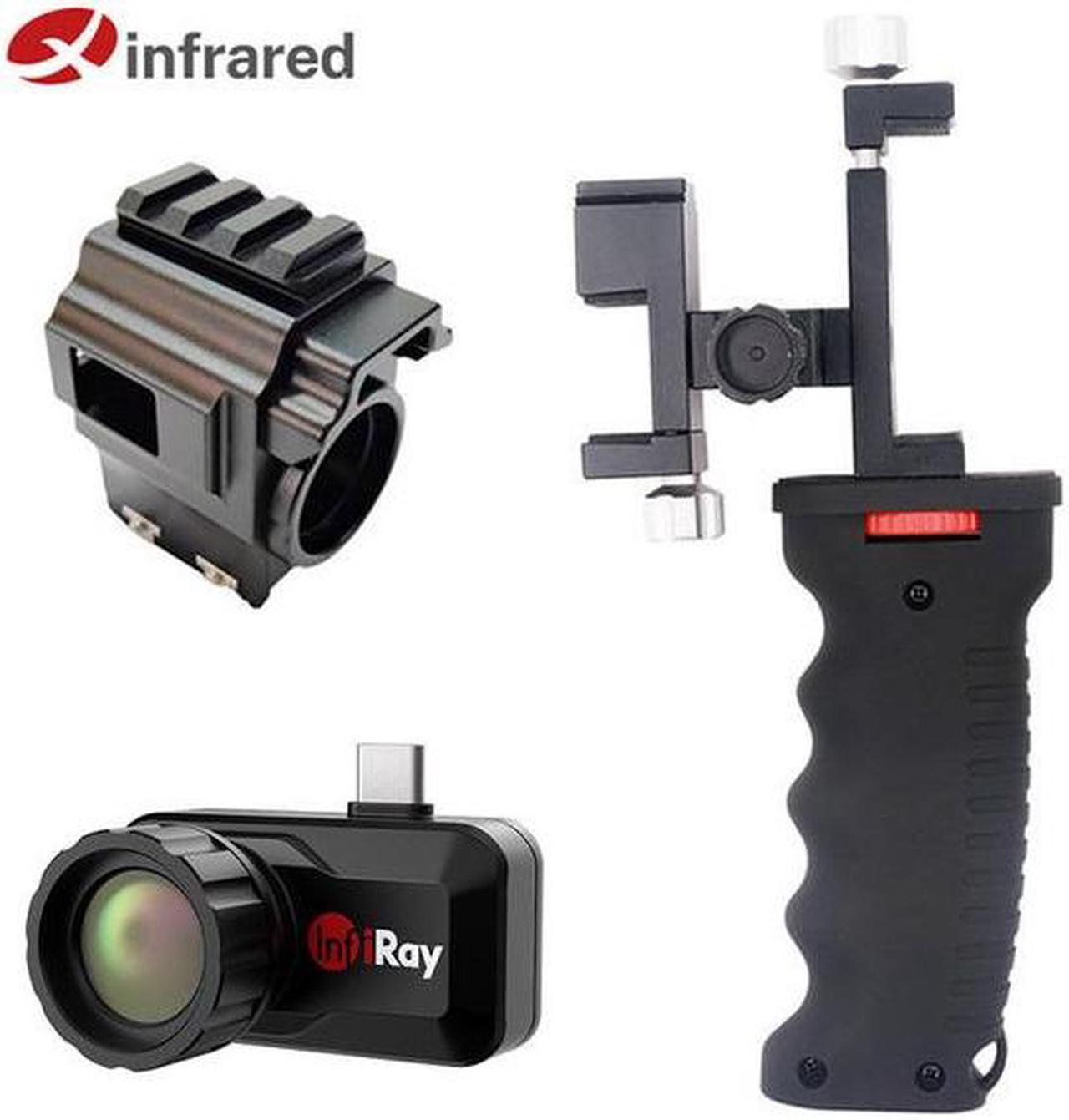 InfiRay Official Xinfrared T3 Infrared Thermal Imager Outdoor Hunting Detector Night Vision Thermal Camera Mobile Phone Type-C(With Shell)