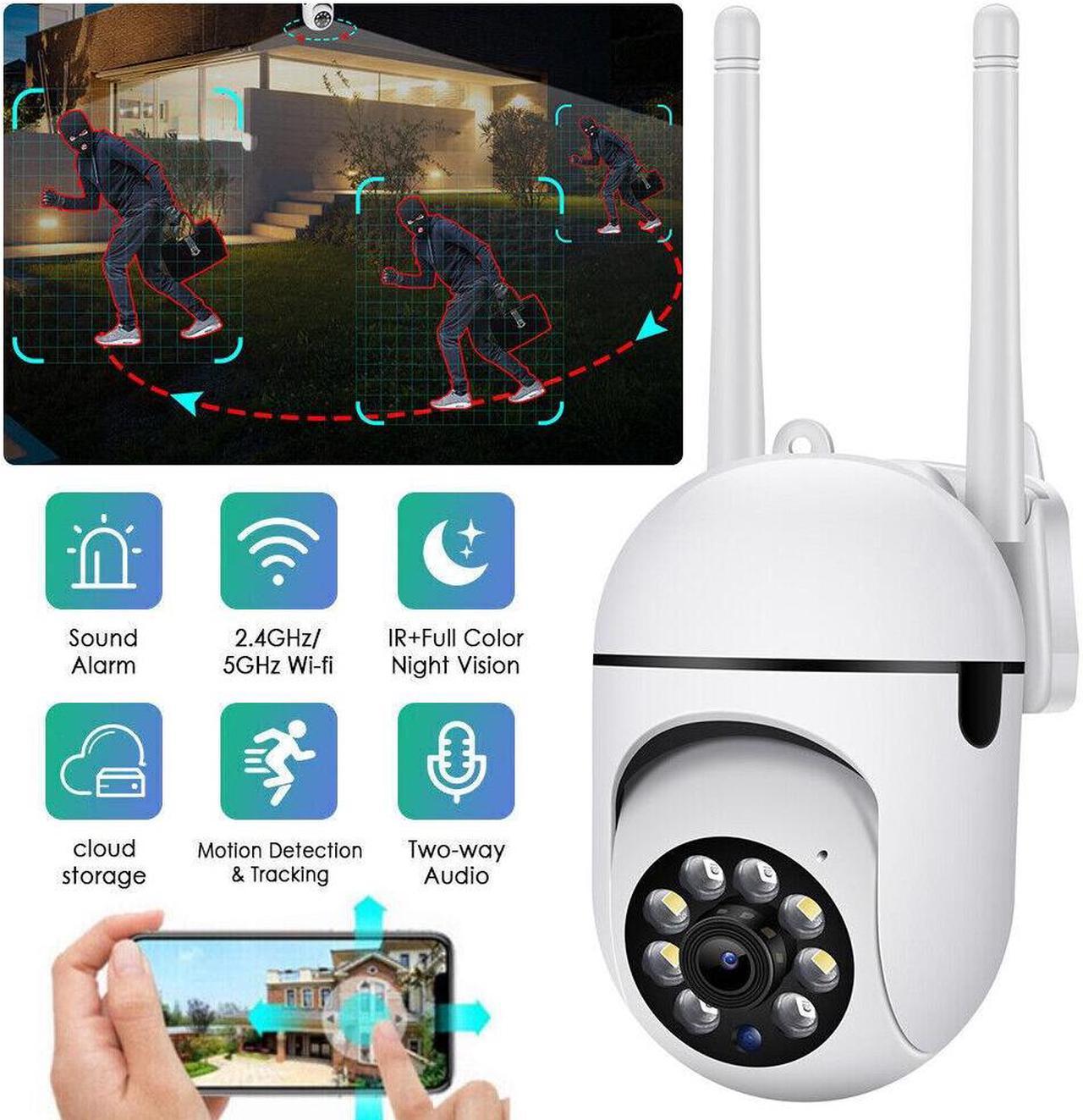 5G Wifi Wireless Security Camera System Outdoor Home Night Vision 1080P HD Cam