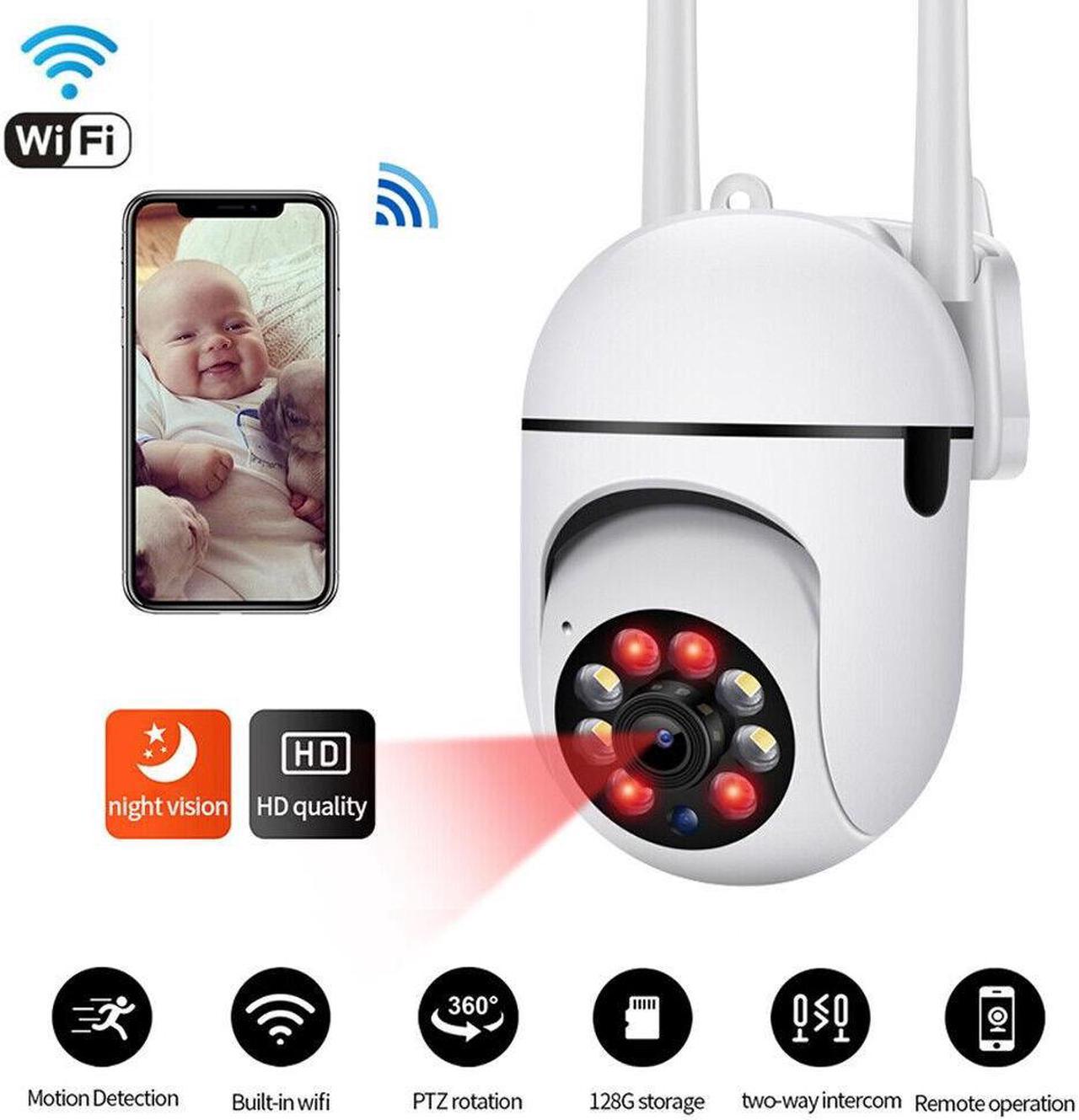 1080P Bulb Wireless Security Camera System Outdoor Home 5G Wifi Night Vision Cam