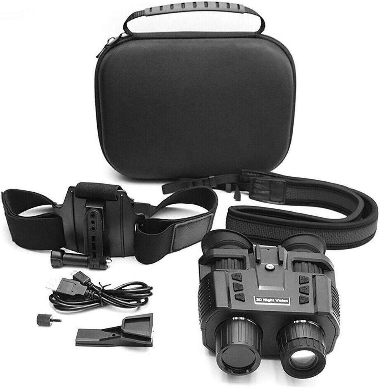 NV8000 1080P Digital Night Vision Goggle Binocular Zoom 32GB IR 850nm NVG Helmet