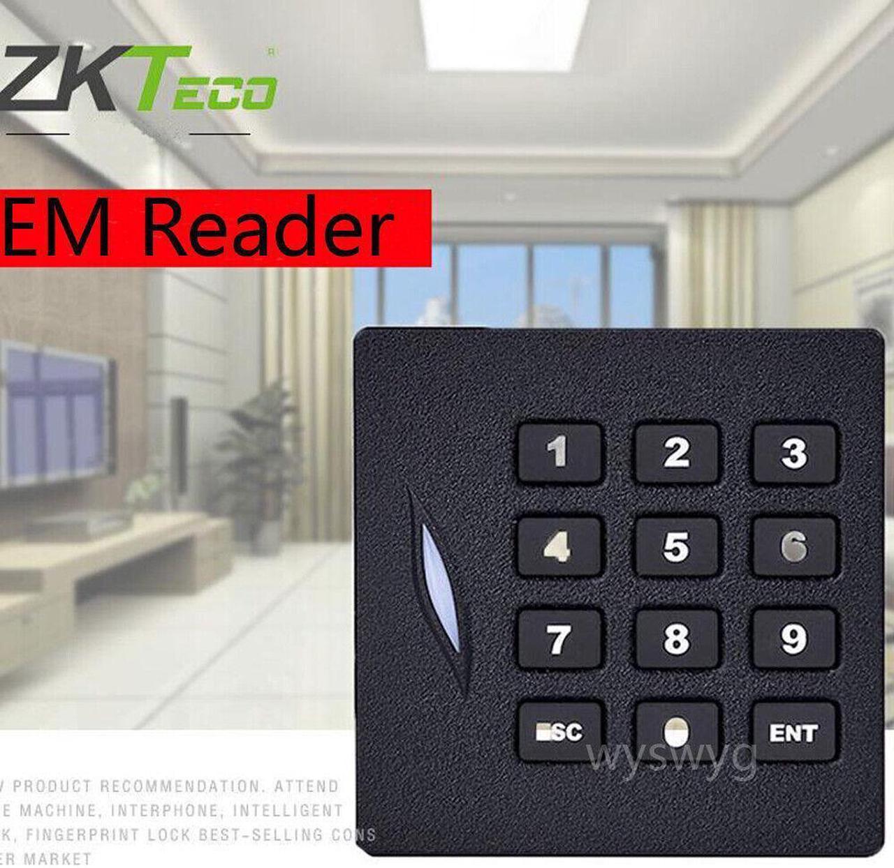 ZKTeco KR102 Waterproof Keypad Reader 125KHz RFID EM4100 For Controller5