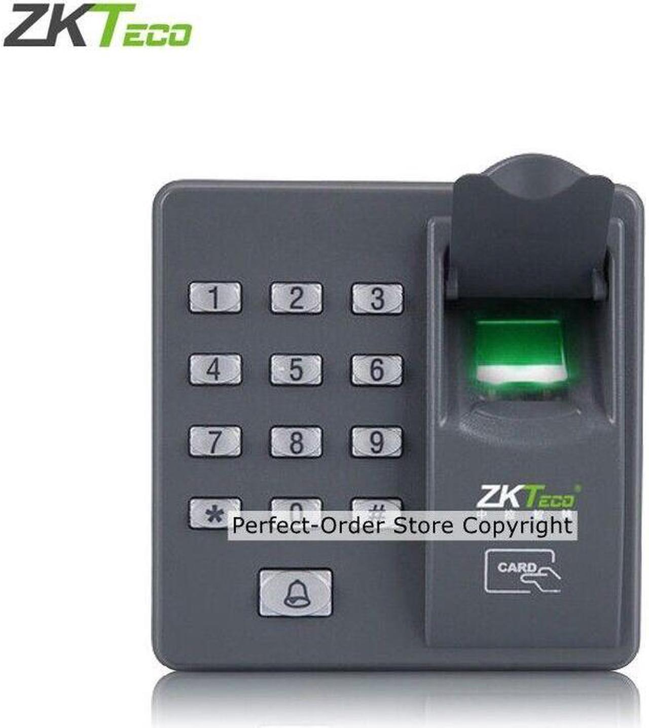 ZKTeco Biometric Fingerprint& RFID Card Password Door Access Control Keypad+10 ID Cards