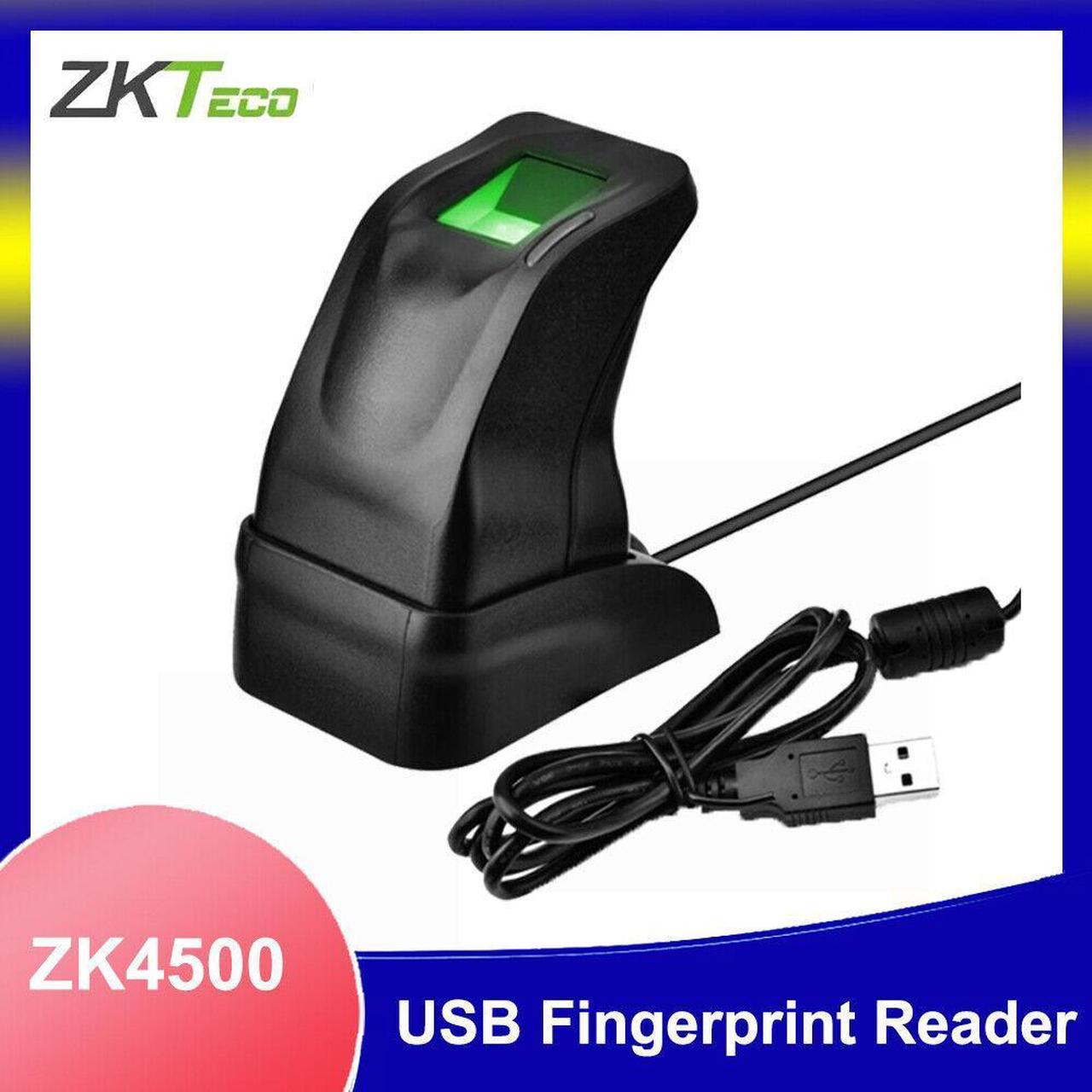 ZKTeco USB Fingerprint Reader Scanner Sensor ZK4500 for PC Home Office inbio SDK