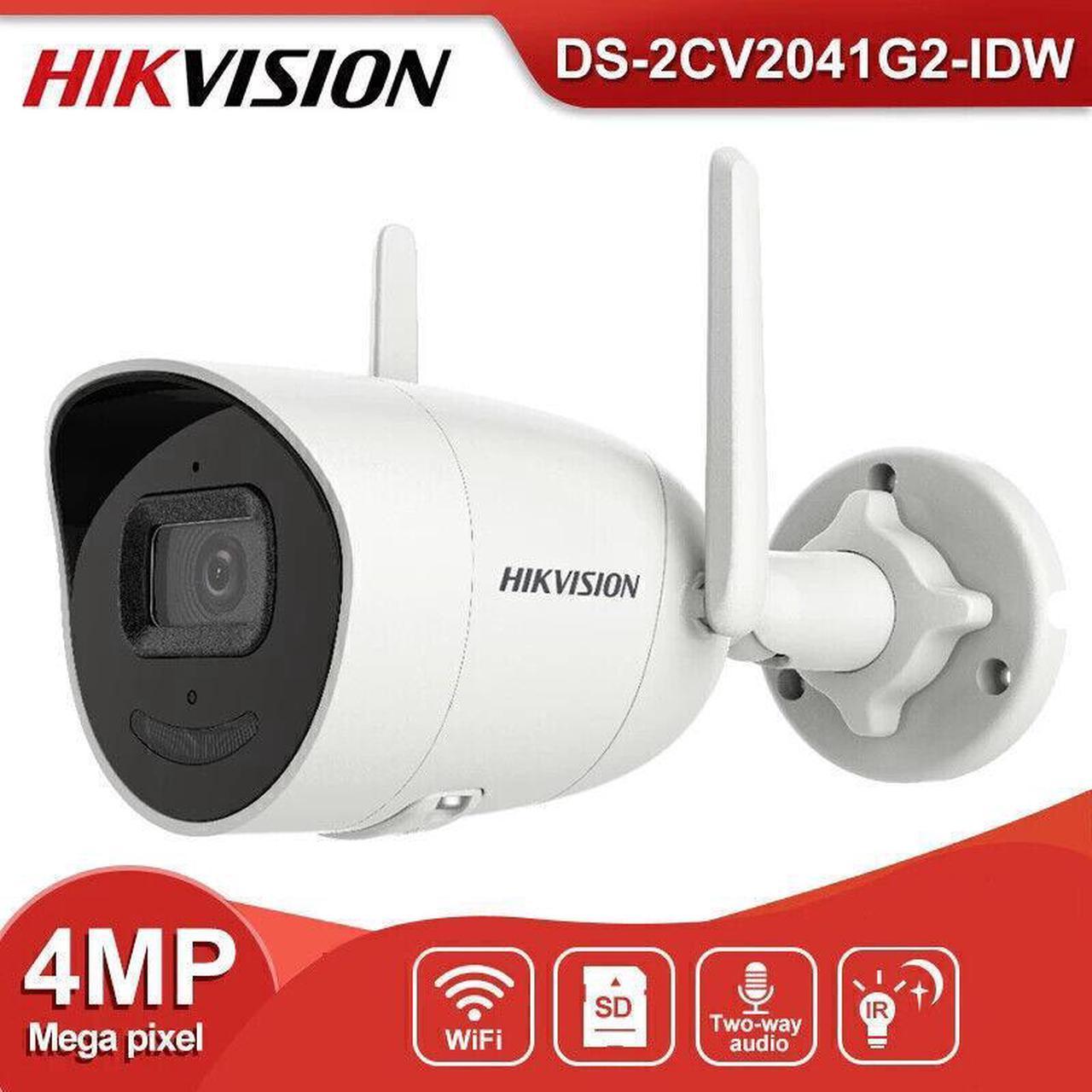 DS-2CV2041G2-IDW Darkfighter 4MP WiFi EXIR Mic&Speaker Audio IP Camera