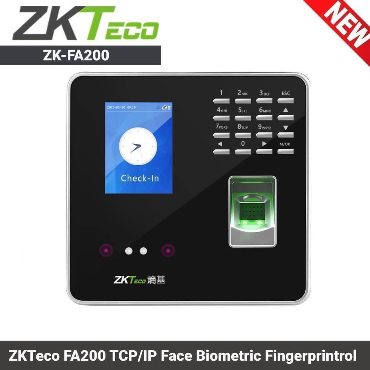 ZKTeco FA200 TCP/IP Face Time Attendance And Access Control Fingerprint Reader