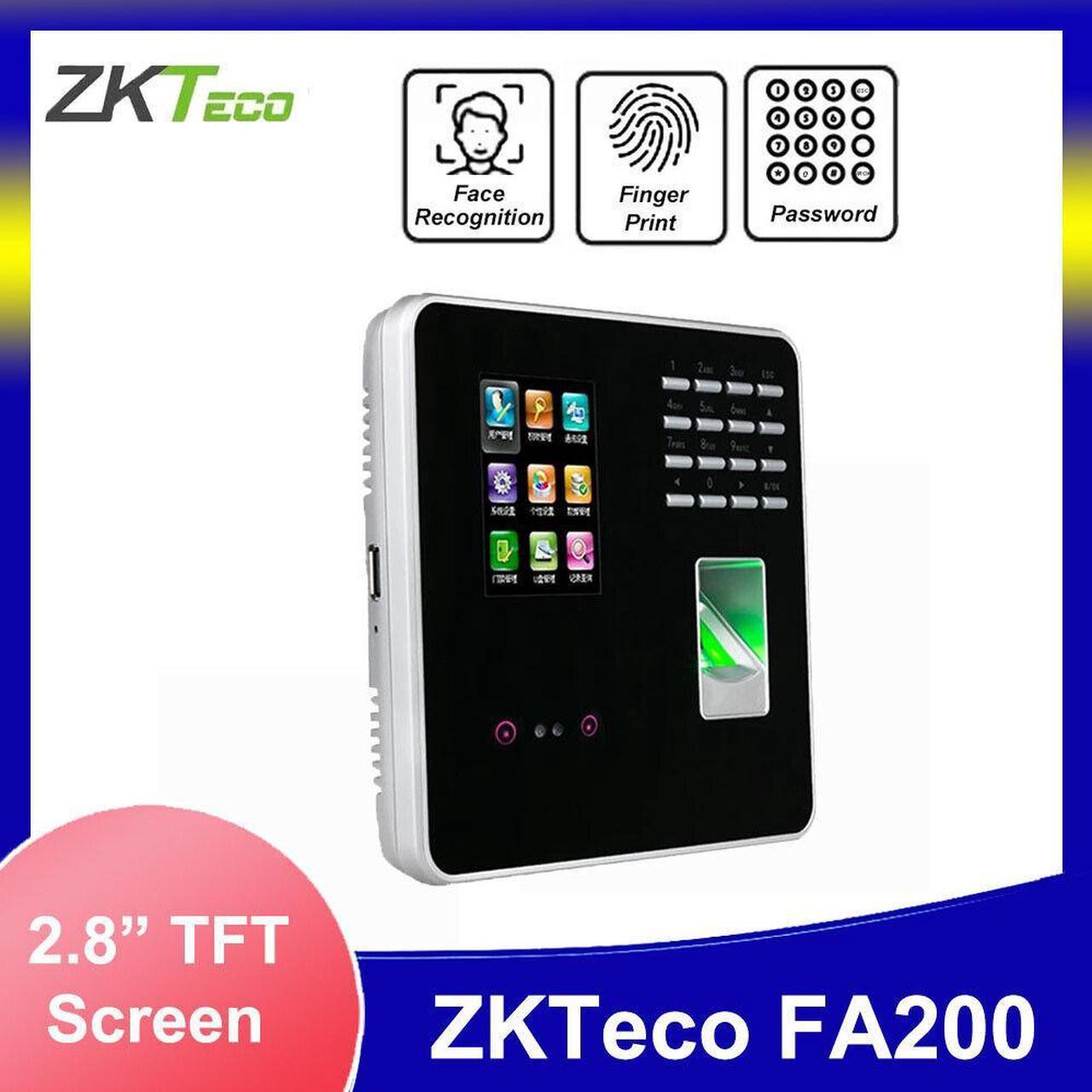 ZKTeco FA200 TCP/IP Face Time Attendance And Access Control Fingerprint Reader