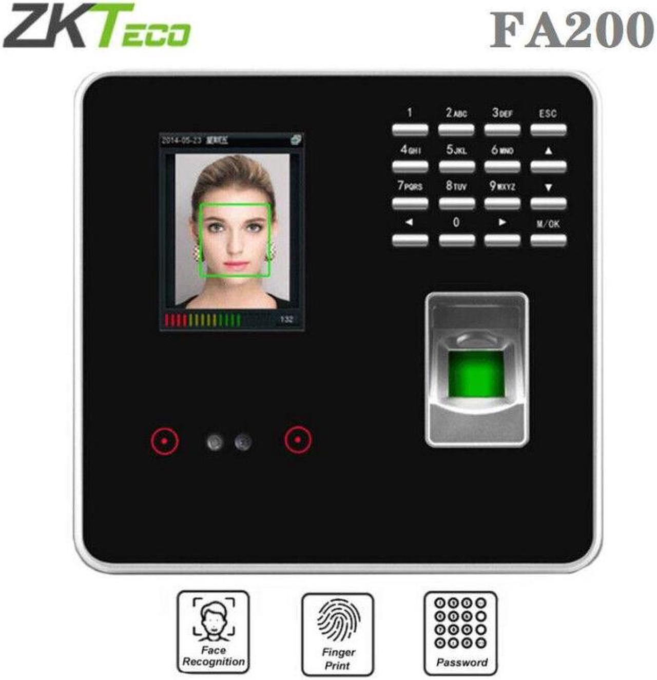 ZKTeco FA200 TCP/IP Face Biometric Fingerprint 2.8 inch color LCD Screen