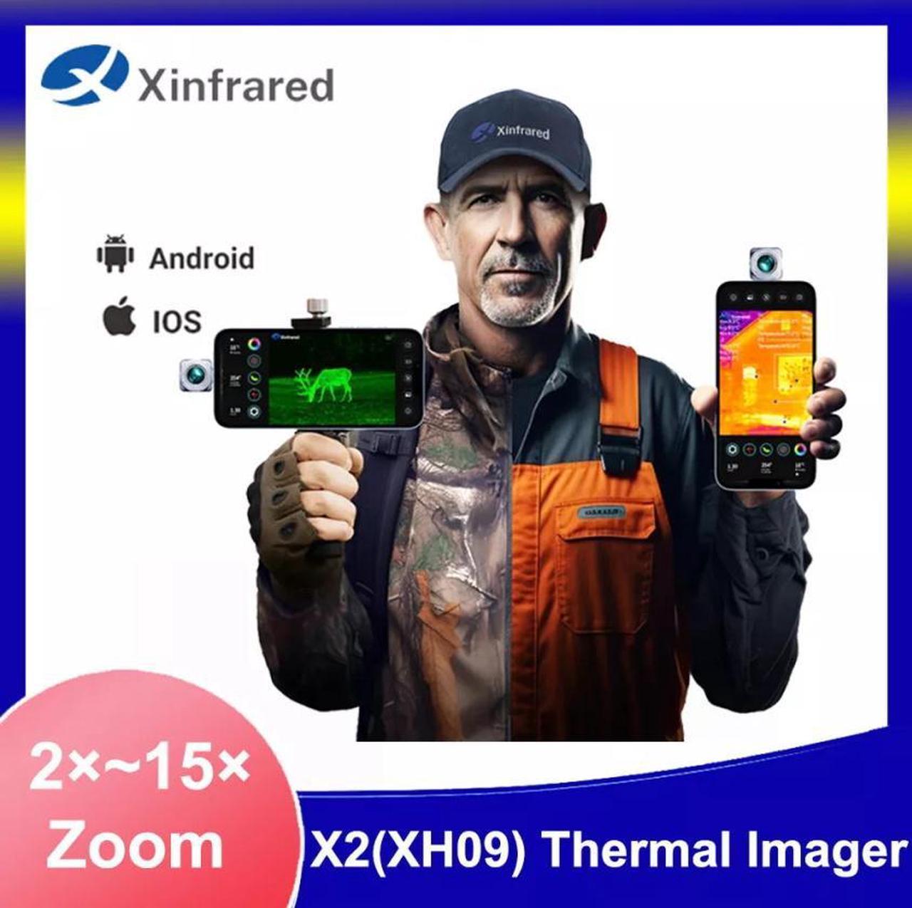 InfiRay Xinfrared XH09 2-15 xZoom Thermal Camera Imager for Hunting Insulation