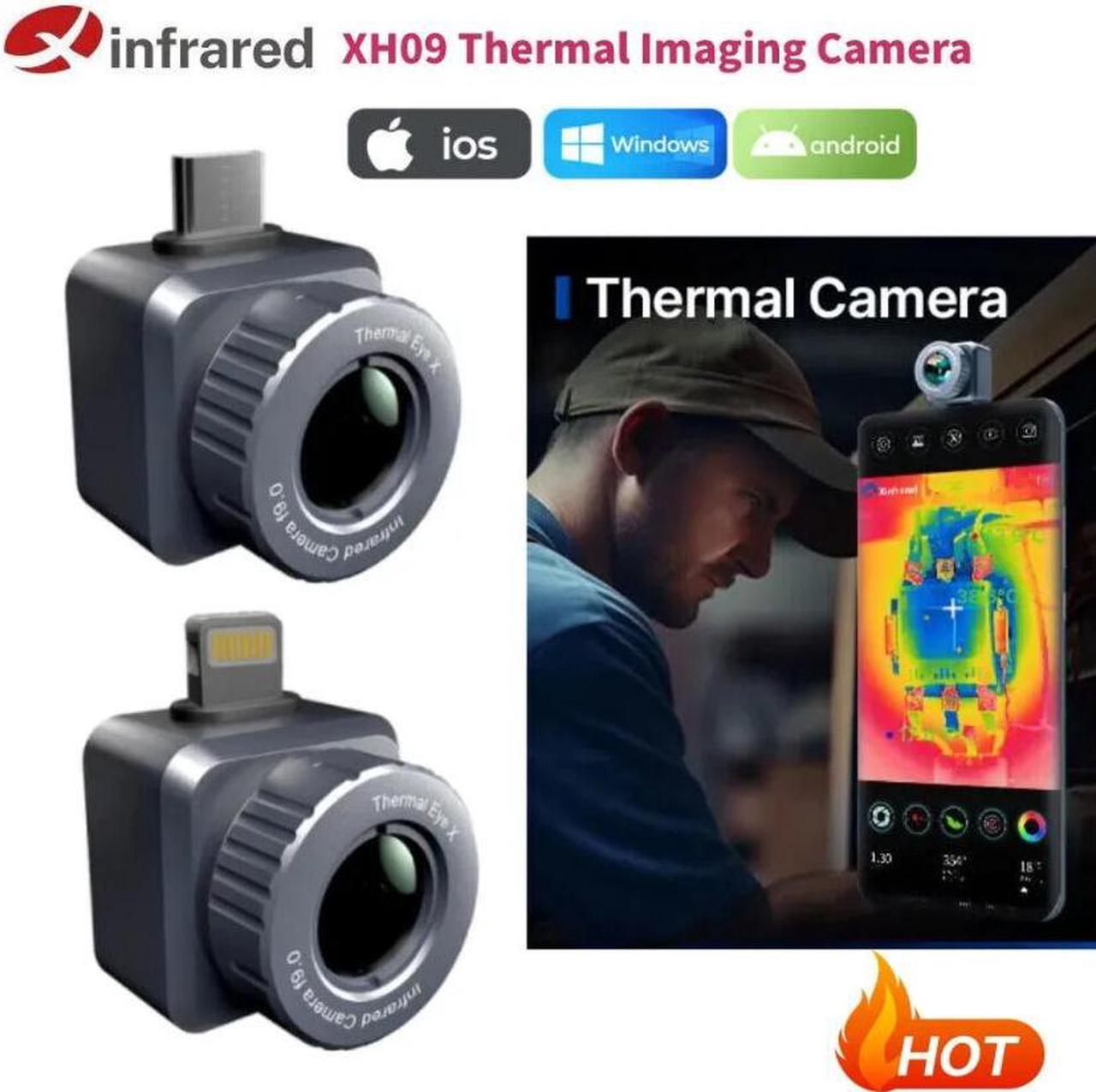 X2(XH09) Thermal Imaging Camera Imager Scope for Hunting with Laser Radiation for iPhone iOS