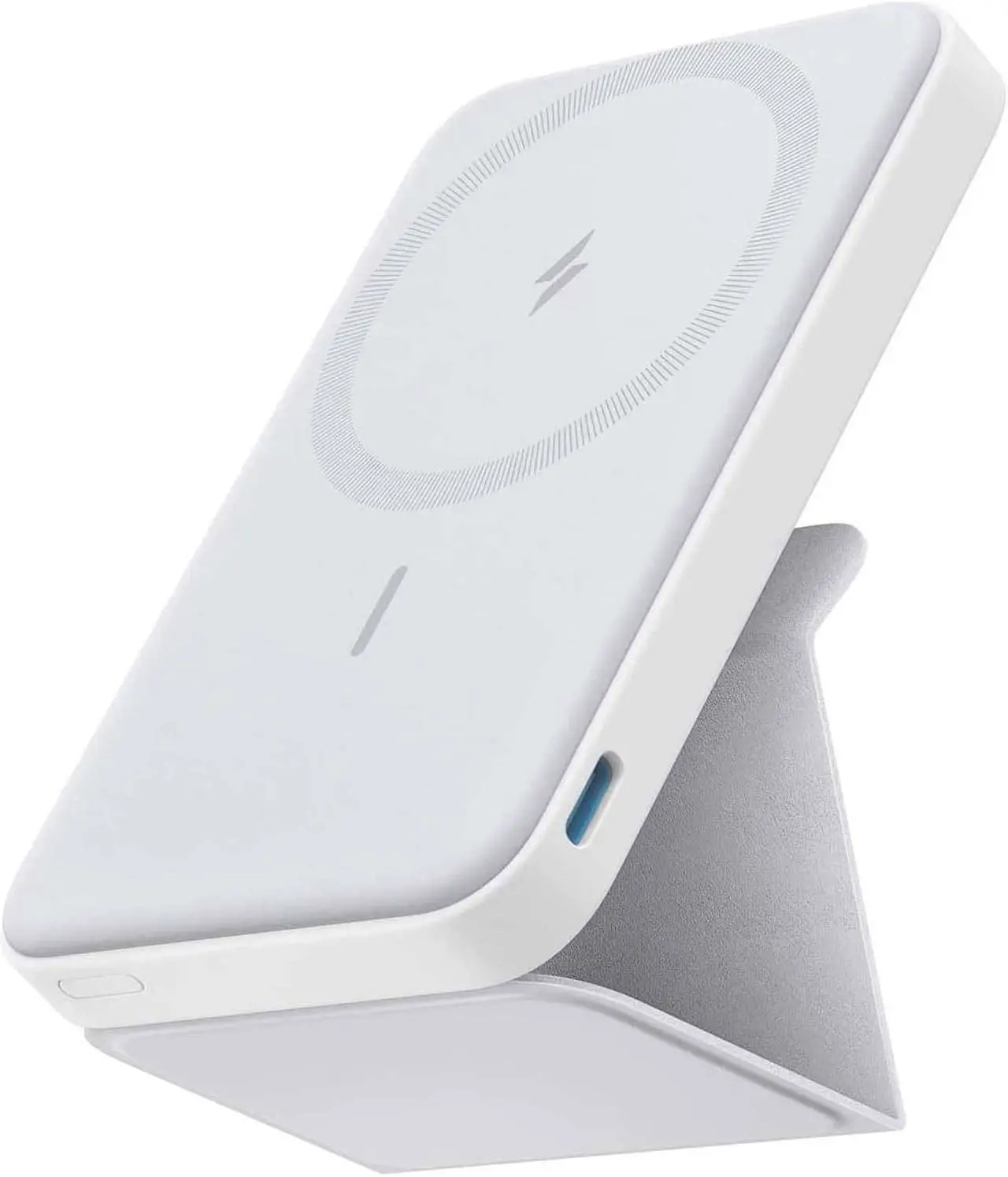 Main image of Anker 622 Magnetic Battery (MagGo) Upgraded Version, 5,000mAh Foldable Magnetic Wireless Portable Charger and USB-C (On The Side), Only for iPhone 14/13/12 Series