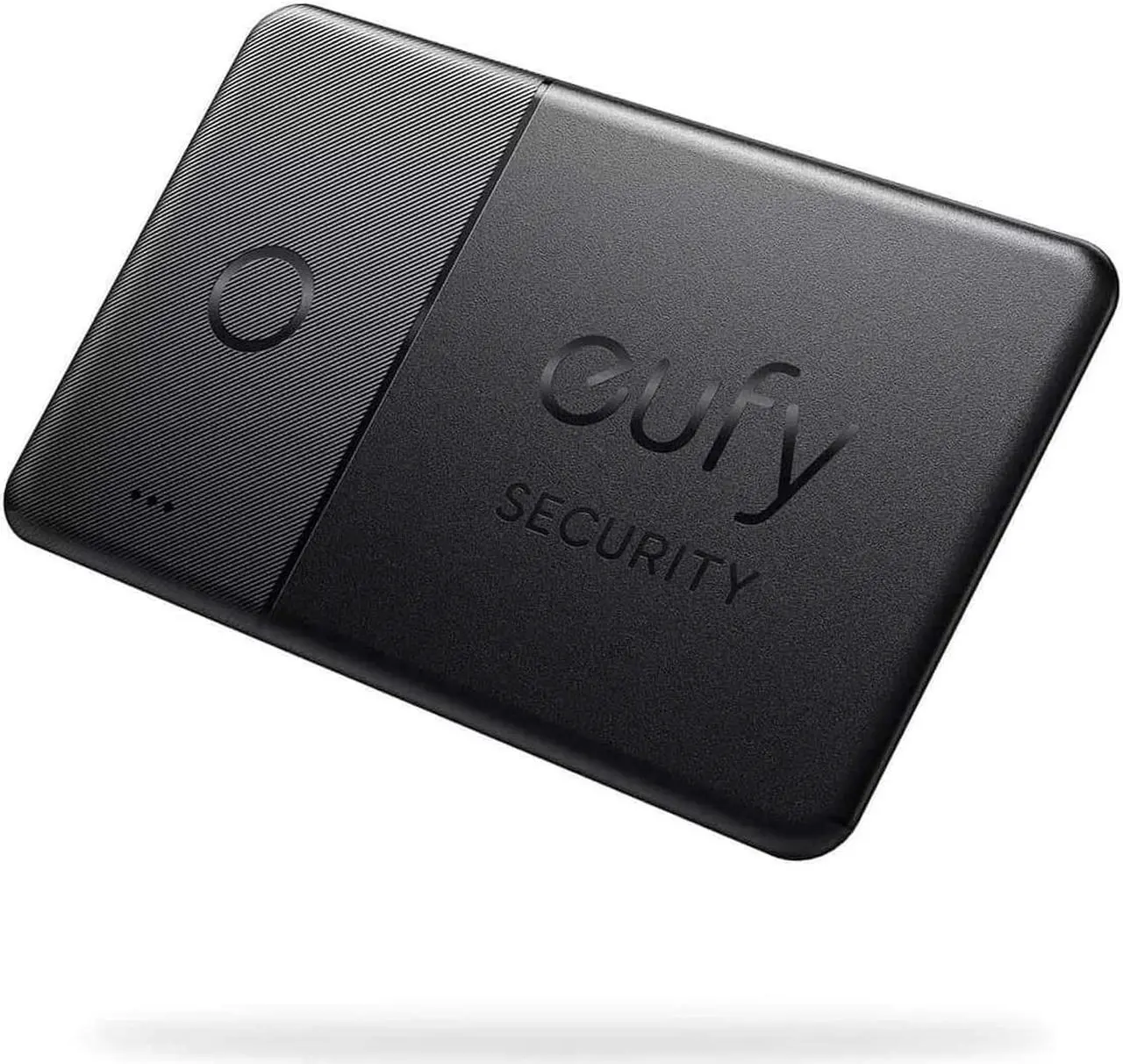 Main image of eufy Security by Anker SmartTrack Card (Black, 1-Pack), Works with Apple Find My (iOS Only), Wallet Tracker, Phone Finder, Water Resistant, Up to 3-Year Battery Life, 2.4mm Thickness, Not for Android