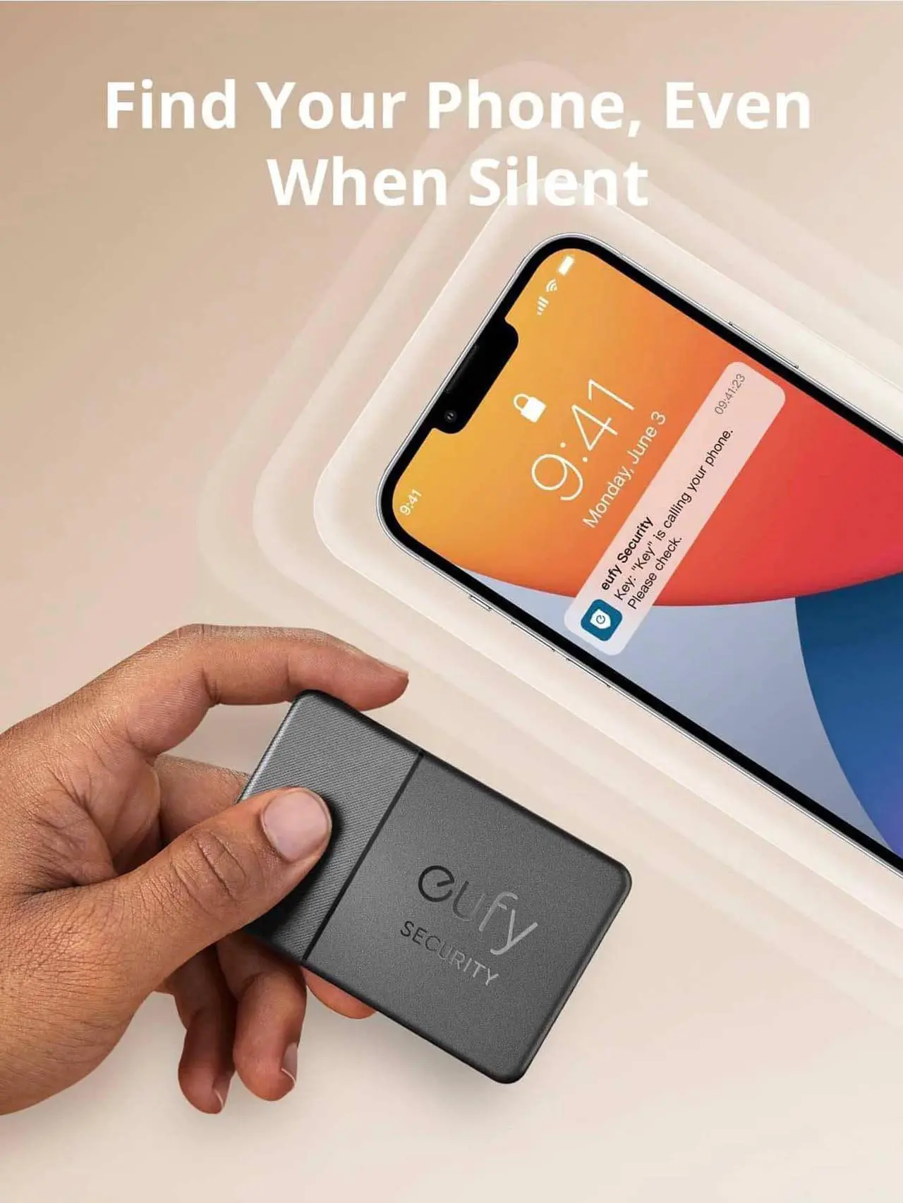 Alt view image 5 of 6 - eufy Security by Anker SmartTrack Card (Black, 1-Pack), Works with Apple Find My (iOS Only), Wallet Tracker, Phone Finder, Water Resistant, Up to 3-Year Battery Life, 2.4mm Thickness, Not for Android