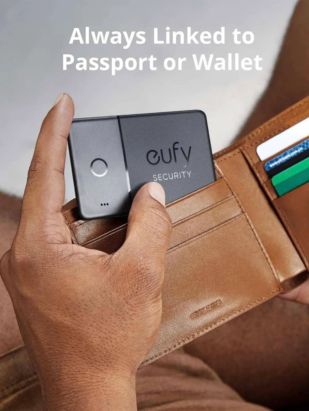 Alt view image 4 of 6 - eufy Security by Anker SmartTrack Card (Black, 1-Pack), Works with Apple Find My (iOS Only), Wallet Tracker, Phone Finder, Water Resistant, Up to 3-Year Battery Life, 2.4mm Thickness, Not for Android