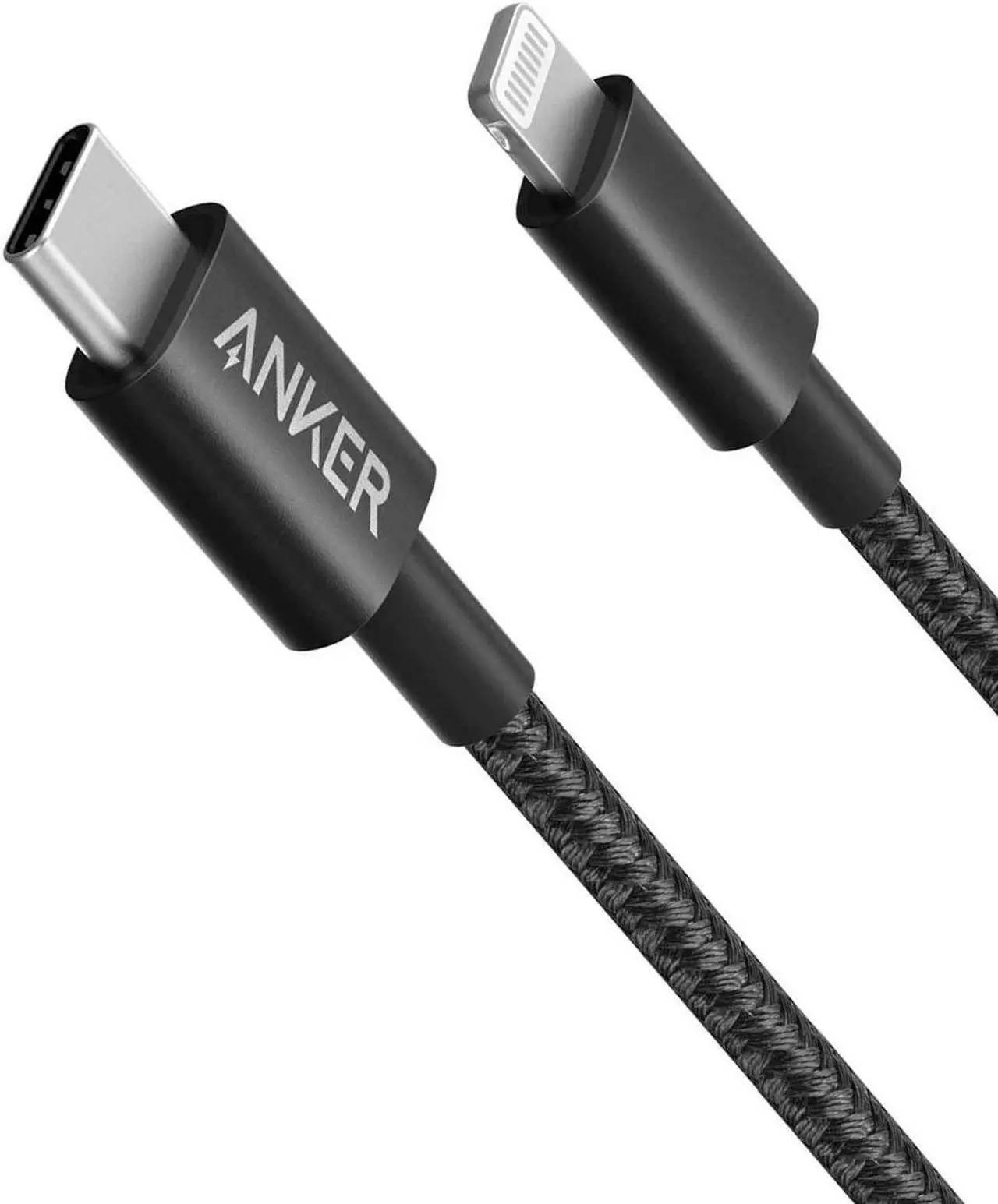 Main image of USB C to Lightning Cable, Anker New Nylon Charging Cord [10ft MFi Certified] for iPhone 13 13 Pro 12 Pro Max 12 11 X XS XR 8 Plus, AirPods Pro, Supports Power Delivery (Black)