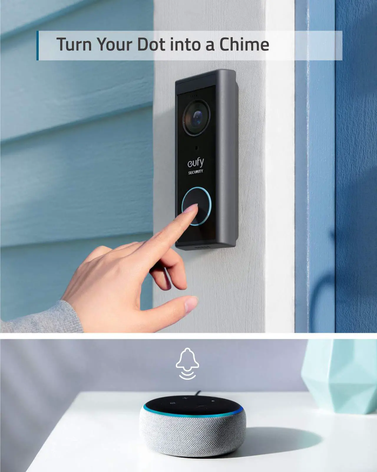 Alt view image 5 of 7 - eufy Security, Wireless Video Doorbell (Battery-Powered) with 2K HD, No Monthly Fee, On-Device AI for Human Detection, 2-Way Audio, Simple Self-Installation