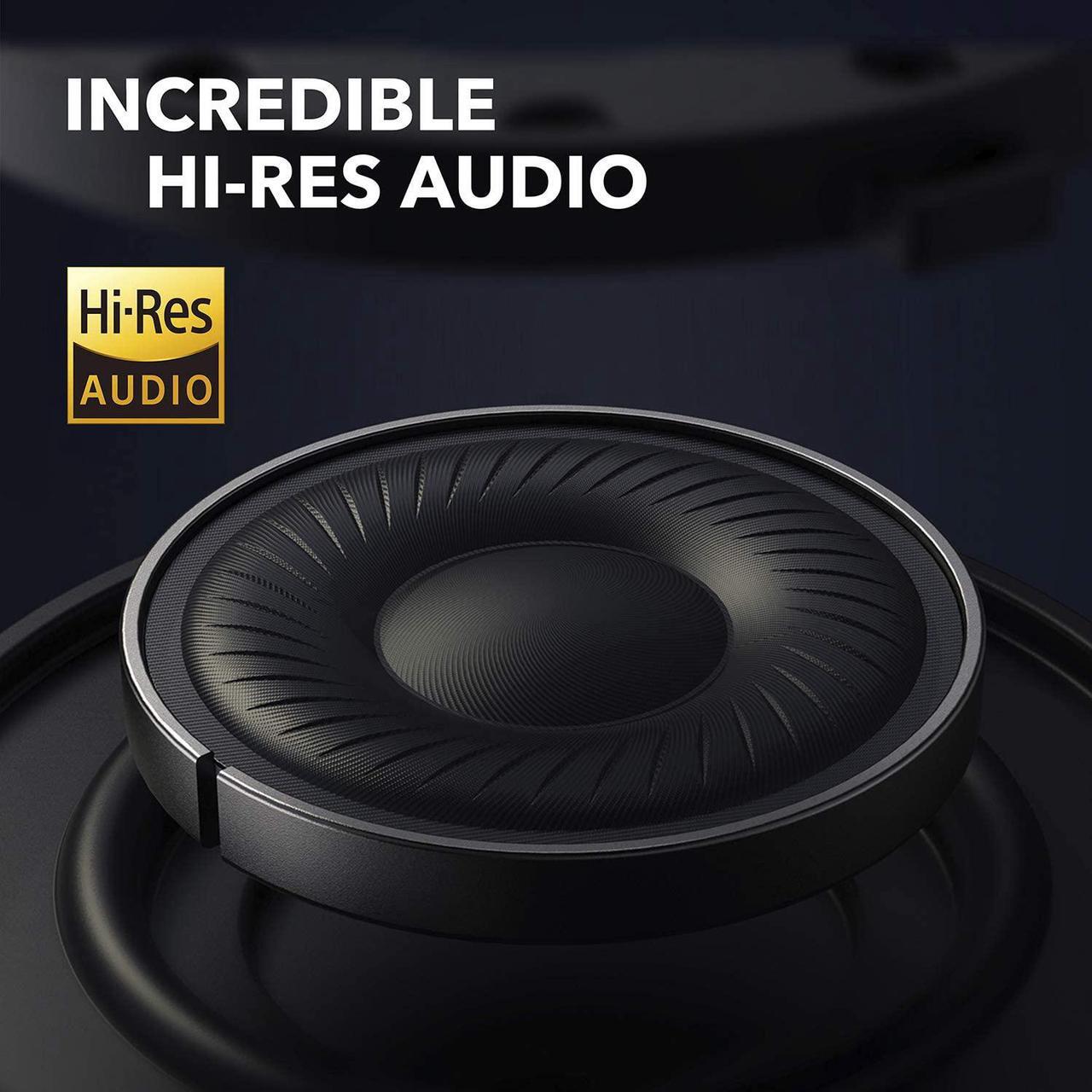 Alt view image 4 of 8 - soundcore by Anker Life Q30 Hybrid Active Noise Cancelling Headphones | Multiple Modes | Hi-Res Sound | 40H Playtime | Clear Calls | Fast Charge | Soft Earcups | Bluetooth | Travel