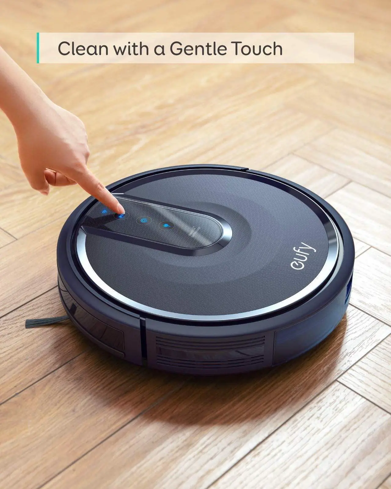 Alt view image 4 of 7 - eufy RoboVac 25C Robot Vacuum Cleaner, 1500Pa Suction, Wi-Fi Connected (Refurbished)