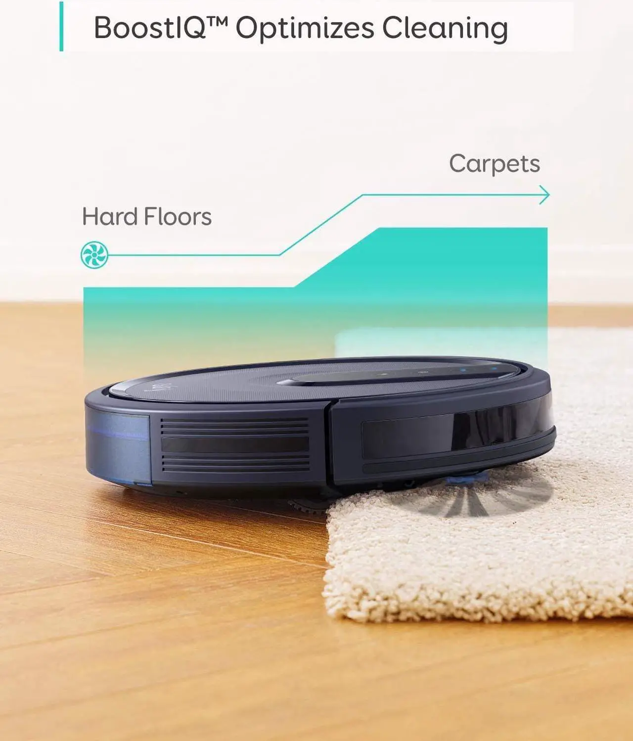 Alt view image 7 of 7 - eufy RoboVac 25C Robot Vacuum Cleaner, 1500Pa Suction, Wi-Fi Connected (Refurbished)