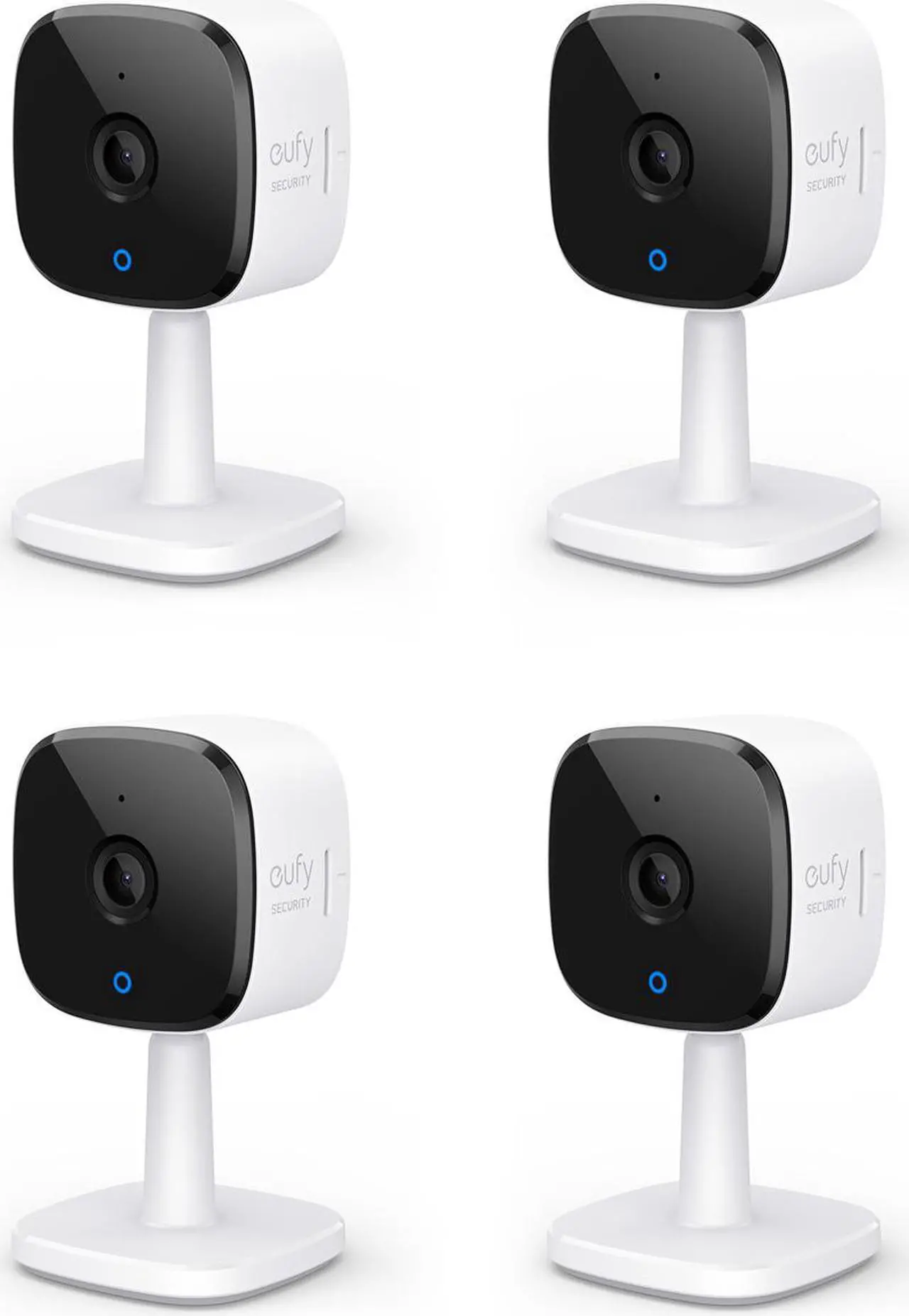 Main image of eufy Security Solo IndoorCam C24 (4 Pack), Plug-in Security Indoor Camera with Wi-Fi, IP Camera, Human and Pet AI, Works with Voice Assistants, Night Vision, Two-Way Audio, HomeBase Not Required