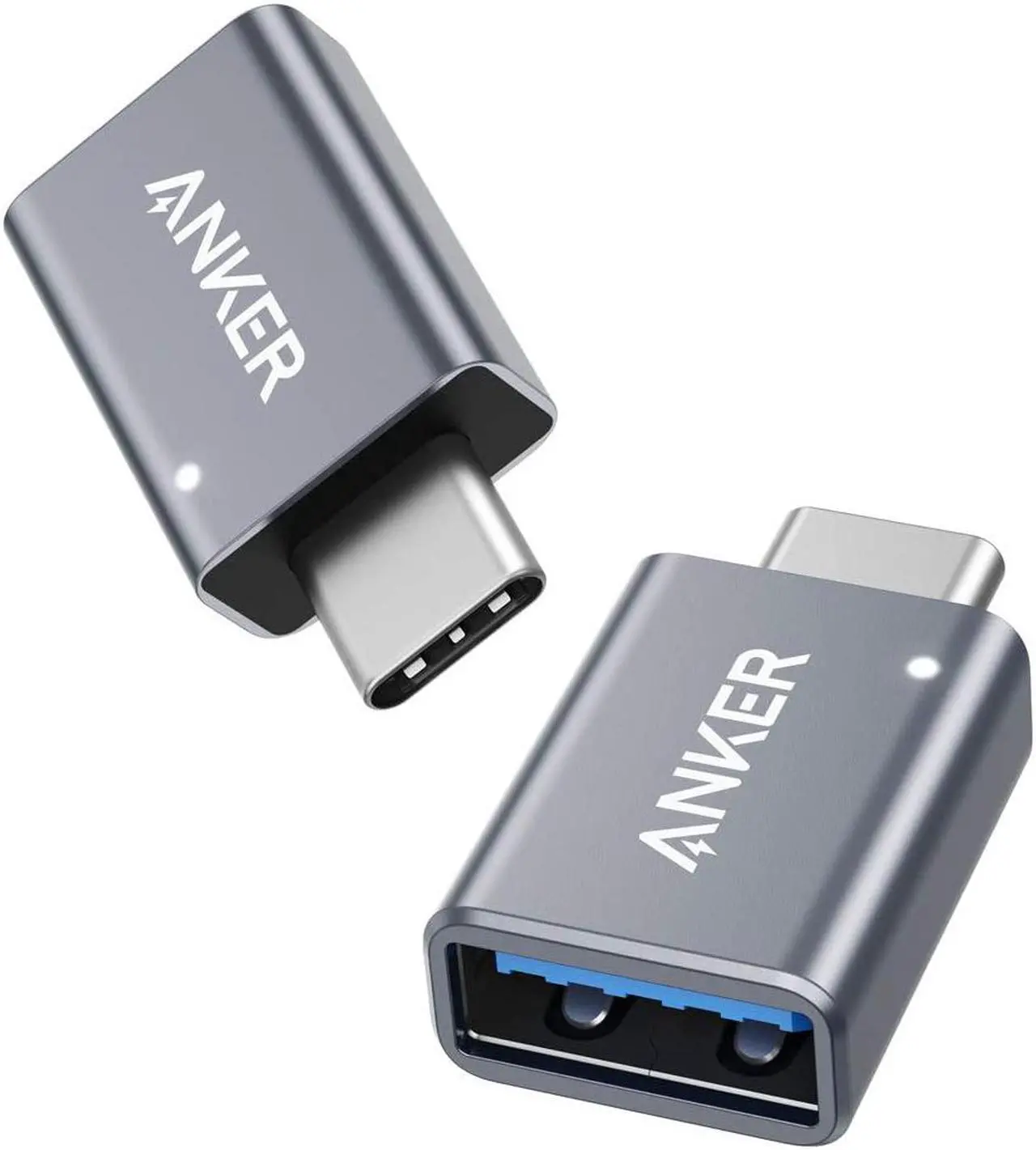 Main image of USB C Adapter (2 Pack), Anker USB C to USB Adapter High-Speed Data Transfer, USB-C to USB 3.0 Female Adapter for MacBook Pro 2020, iPad Pro 2020, Samsung Notebook 9, Dell XPS and More Type C Devices