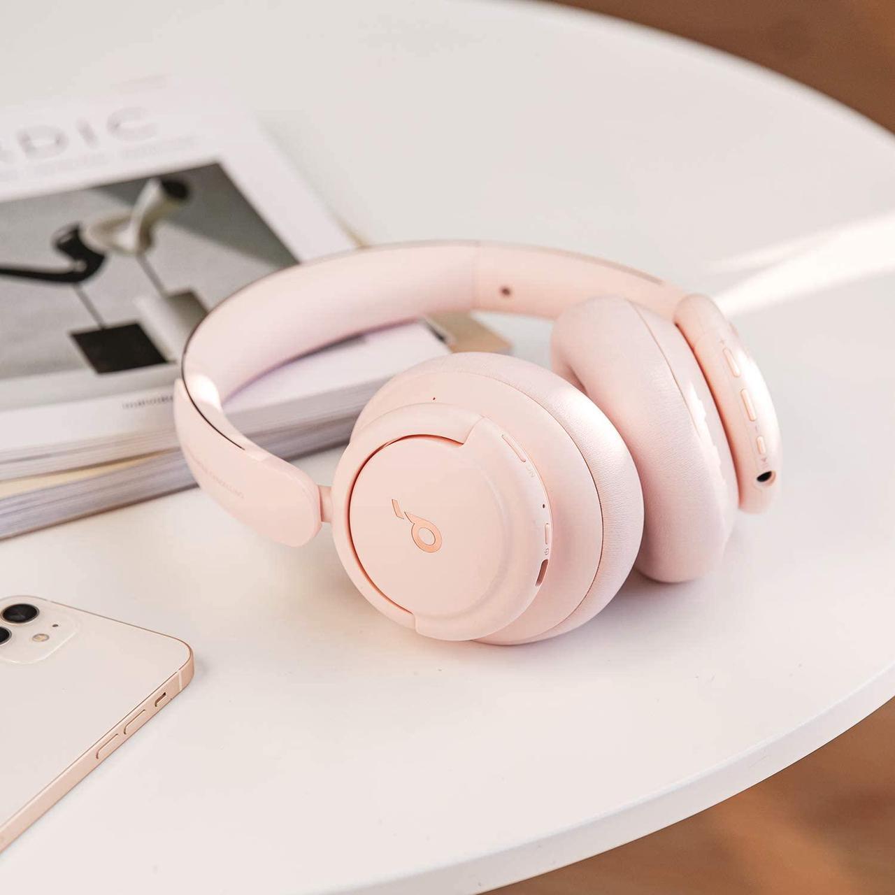 Alt view image 4 of 5 - Soundcore by Anker Life Q30 Hybrid Active Noise Cancelling Headphones with Multiple Modes, Hi-Res Sound, 40H Playtime, Clear Calls, Fast Charge, Soft Earcups, Bluetooth Headphones, Travel