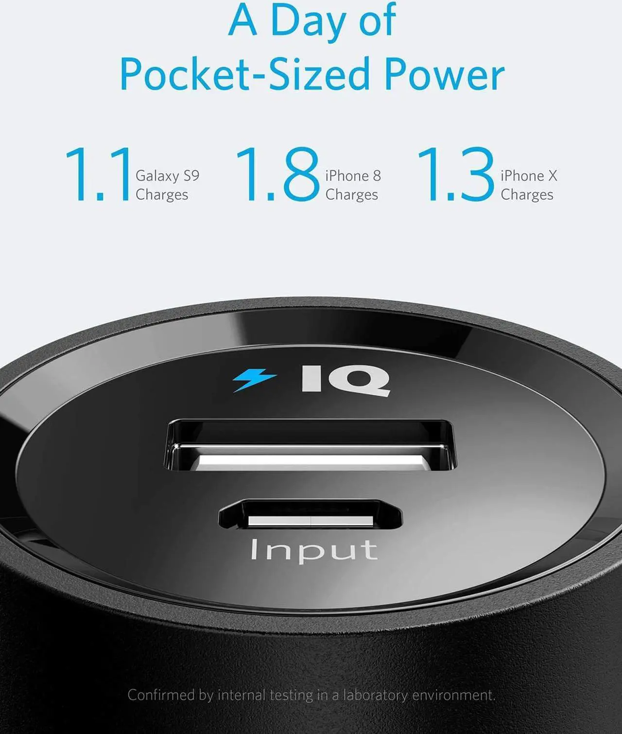 Alt view image 3 of 8 - Anker PowerCore 5000 Portable Charger, Ultra-Compact External Battery with Fast-Charging Technology, Power Bank for iPhone, iPad, Samsung Galaxy and more