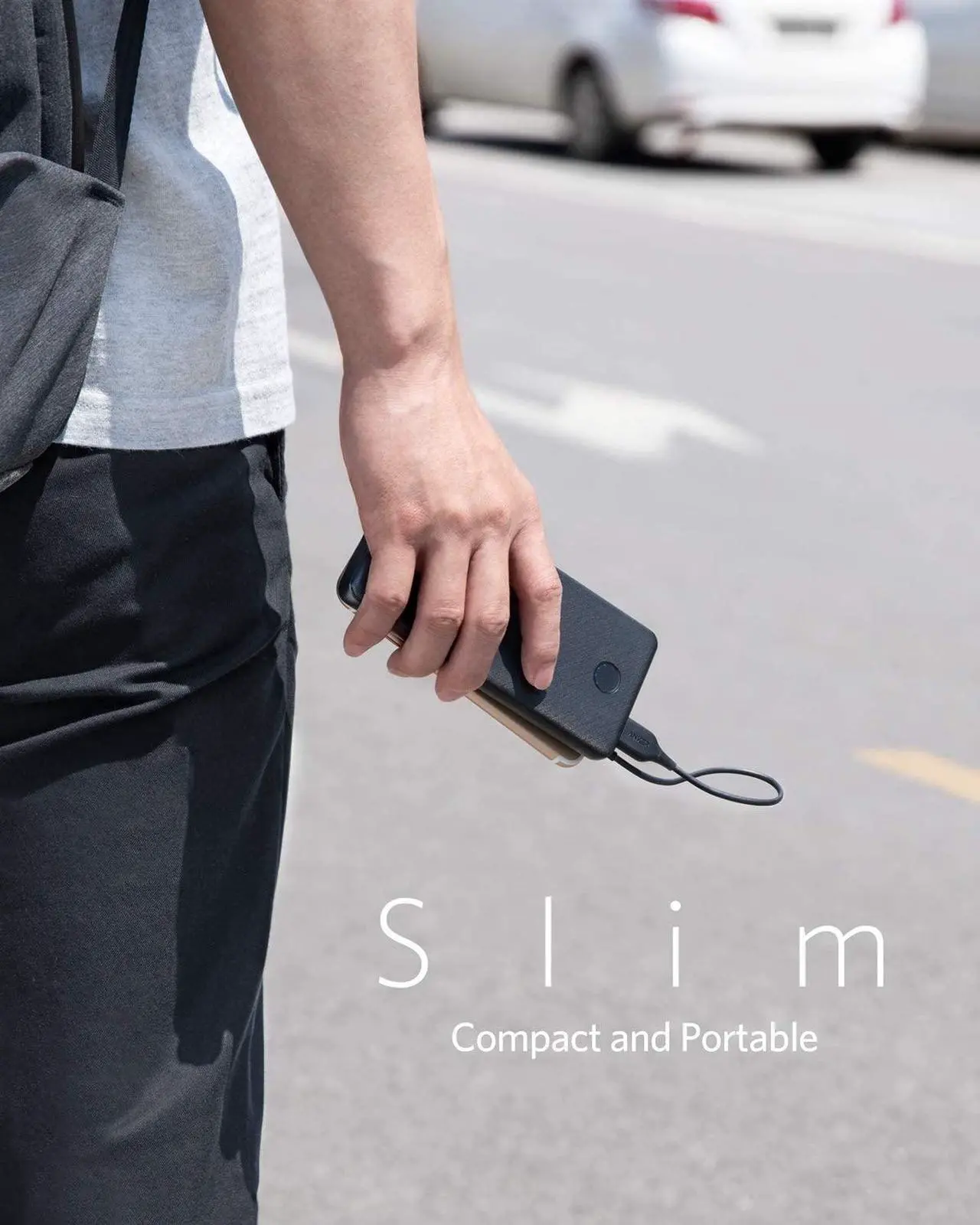 Alt view image 7 of 7 - Anker PowerCore Slim 10000, Ultra Slim Portable Charger, Ultra-Compact 10000mAh External Battery, High-Speed PowerIQ and VoltageBoost Charging Technology Power Bank for iPhone, Samsung Galaxy and More