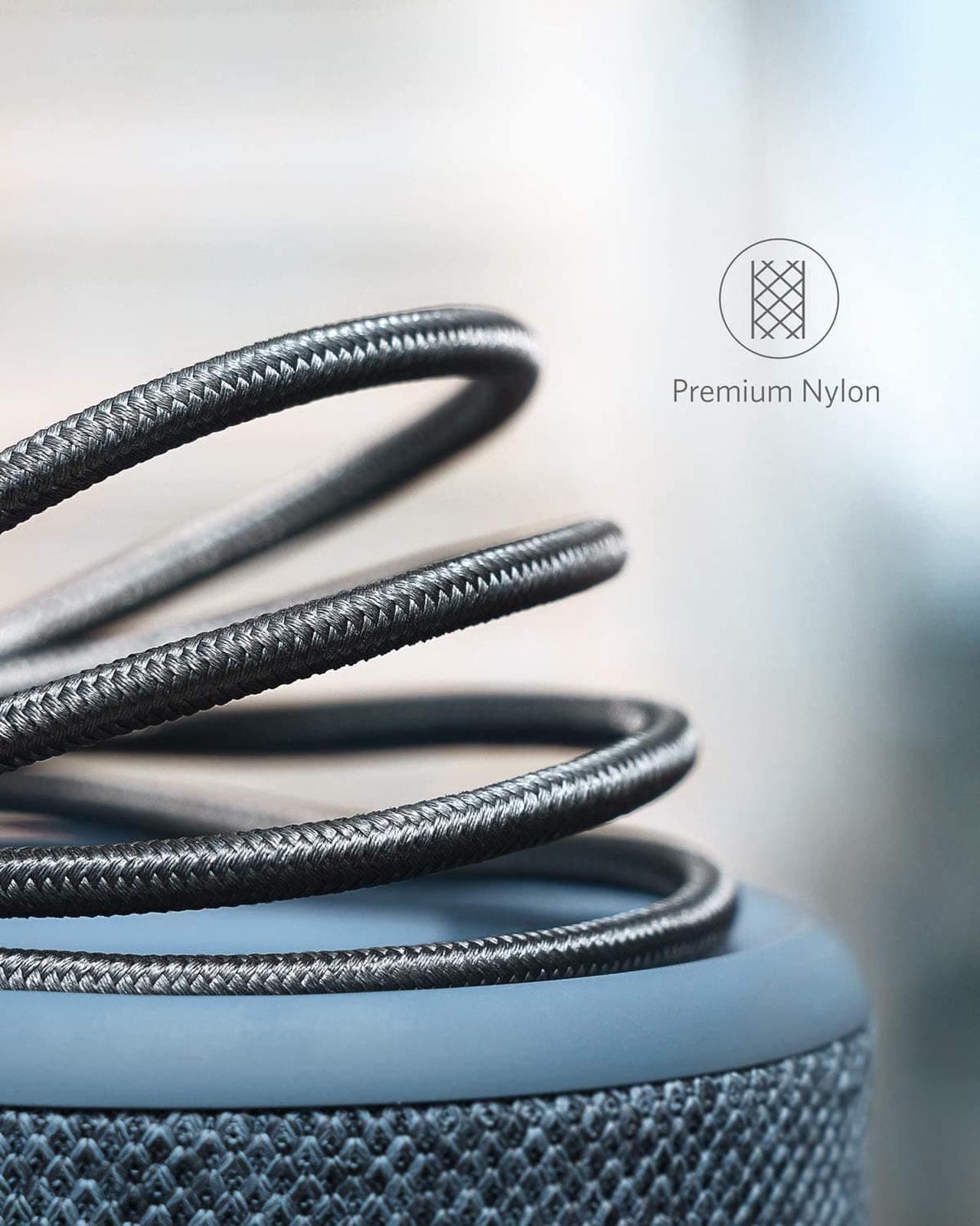 Alt view image 6 of 7 - USB Type C Cable, Anker [2-Pack 3Ft] Premium Nylon USB-C to USB-A Fast Charging Type C Cable, for Samsung Galaxy S10 / S9 / S8 / Note 8, LG V20 / G5 / G6 and More