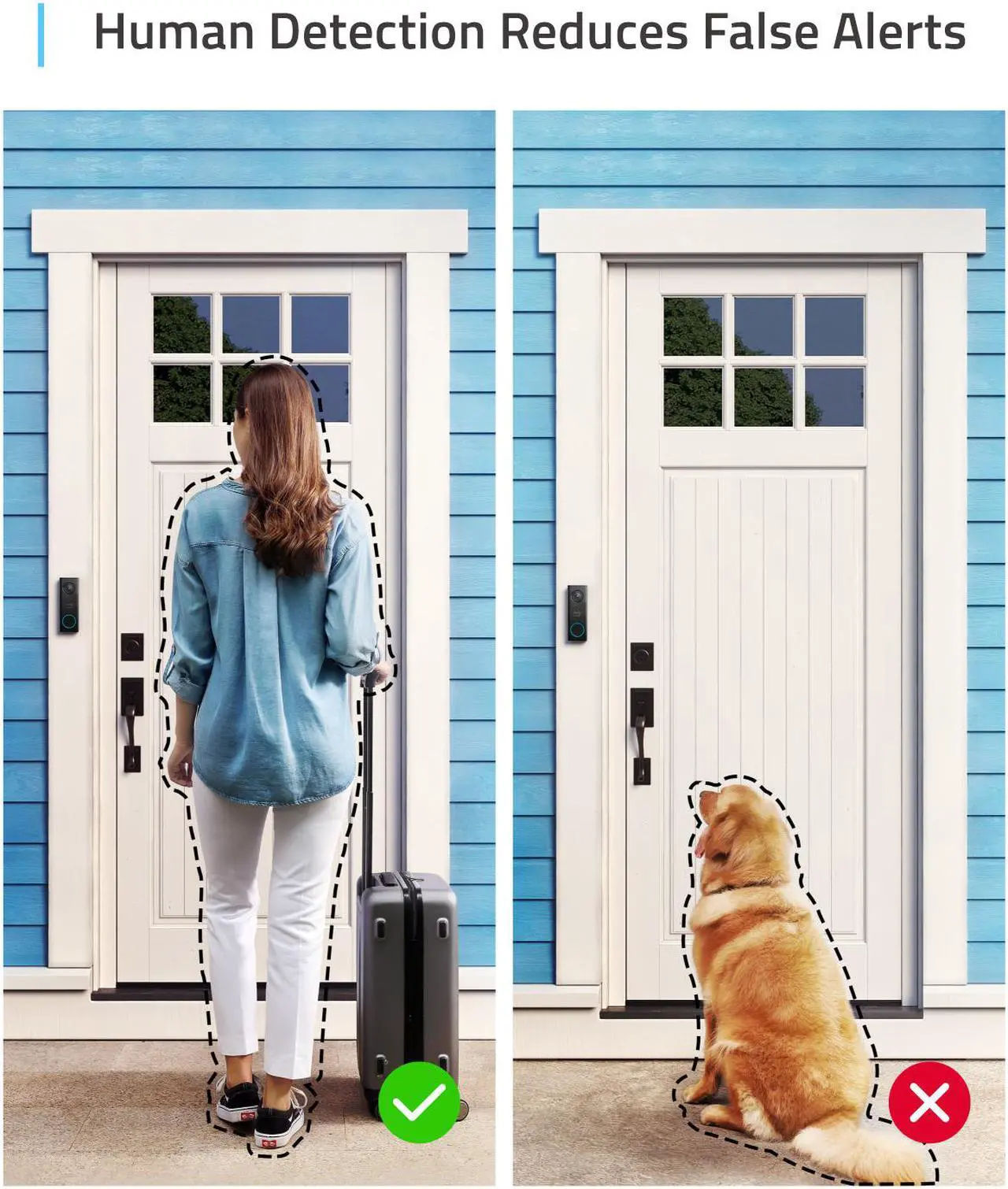 Alt view image 5 of 6 - eufy Security WiFi Smart Video Doorbell, 2K Resolution, No Monthly Fees, Secure Local Storage, Free Wireless Chime (Requires Existing Doorbell Wires, 16-24 VAC, 30 VA or above)