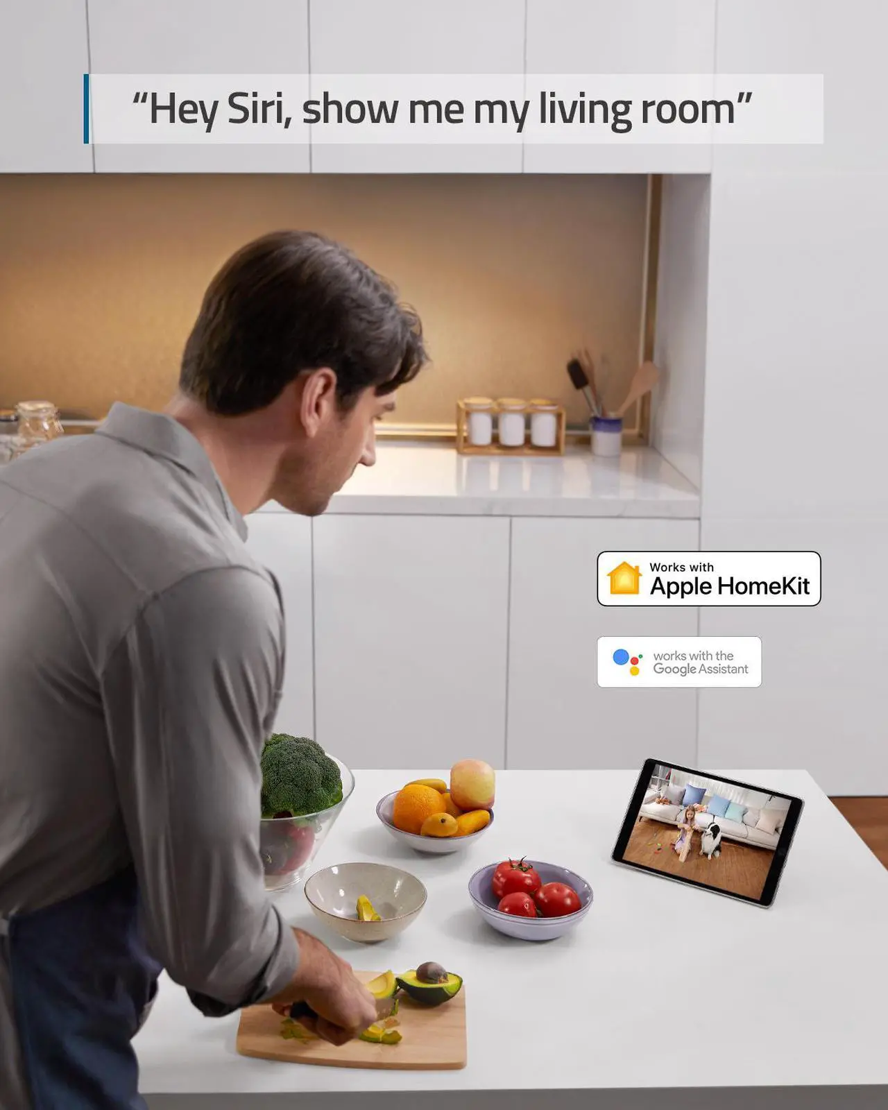 Alt view image 6 of 7 - eufy Security Solo IndoorCam C24 (4 Pack), Plug-in Security Indoor Camera with Wi-Fi, IP Camera, Human and Pet AI, Works with Voice Assistants, Night Vision, Two-Way Audio, HomeBase Not Required