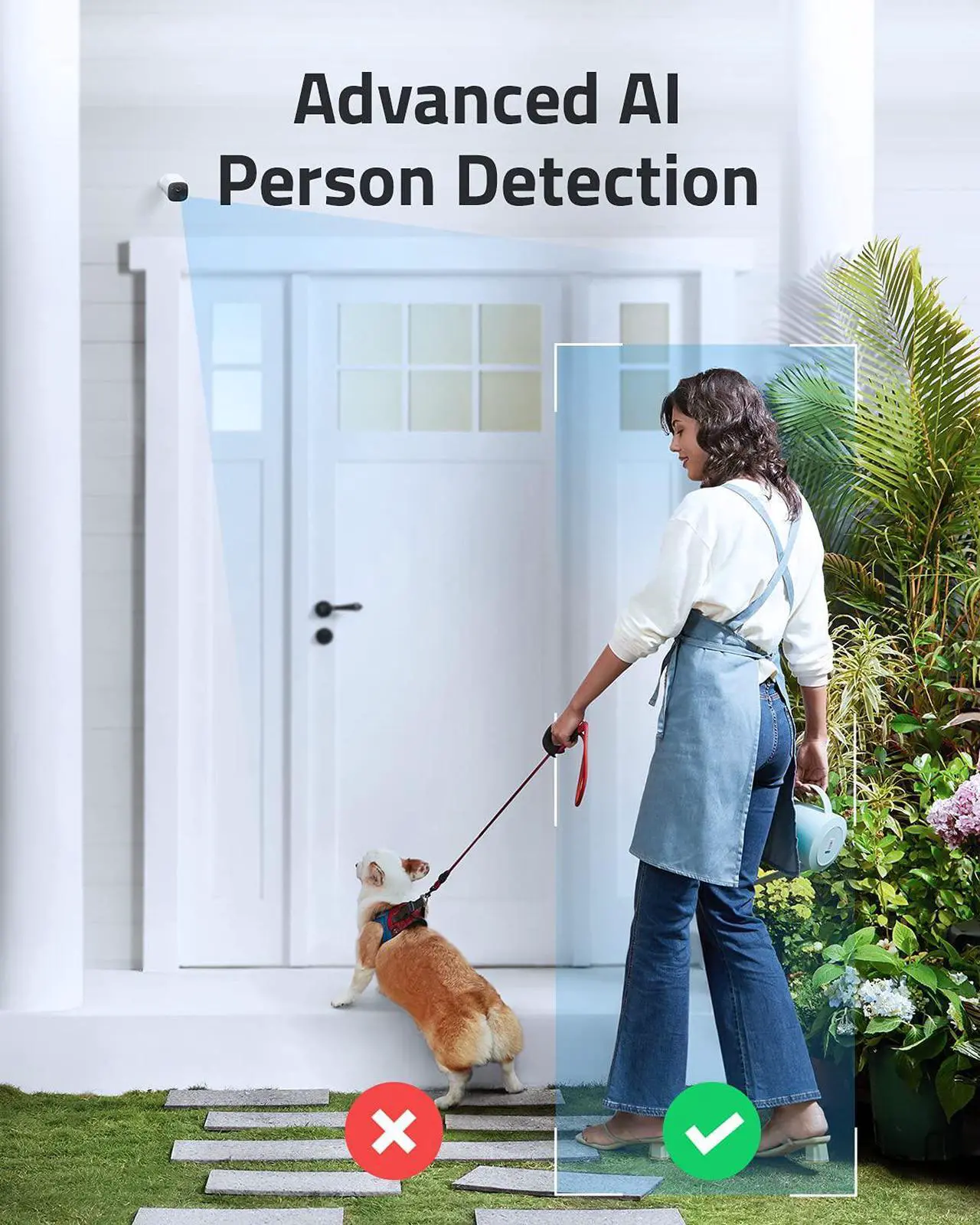 Alt view image 3 of 7 - eufy Security, SoloCam E40, Outdoor Security Camera, WiFi, Wireless, Wire-Free, Advanced AI Person-Detection, Two-Way Audio, 2K Resolution, 90dB Alarm, IP65 Weatherproof, No Monthly Fee