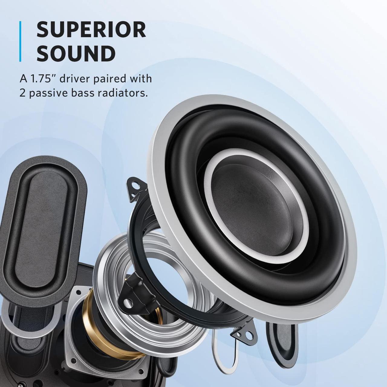 Alt view image 5 of 7 - Anker PowerConf S330 USB Speakerphone, Conference Microphone for Home Office, Smart Voice Enhancement, Plug and Play, 360° Voice Coverage via 4 Microphones, and Powerful Sound