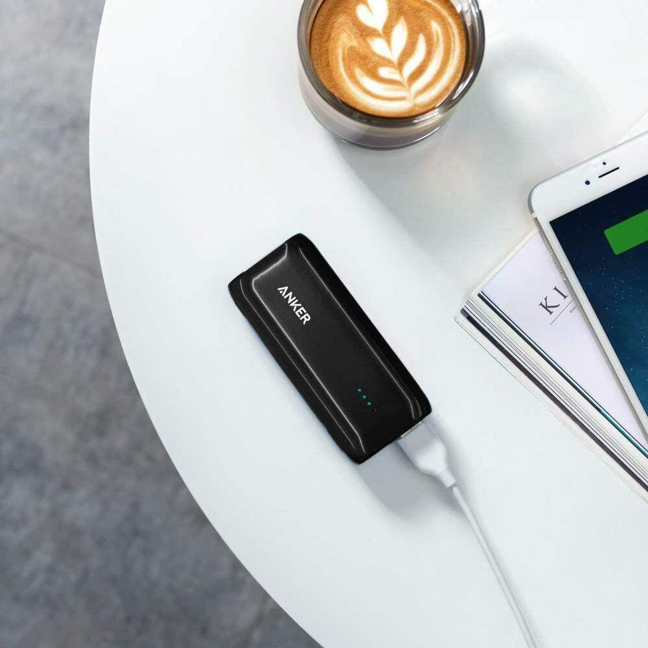 Alt view image 6 of 7 - Anker Astro E1 5200mAh Portable Charger Power Bank External Battery PowerIQ Charging