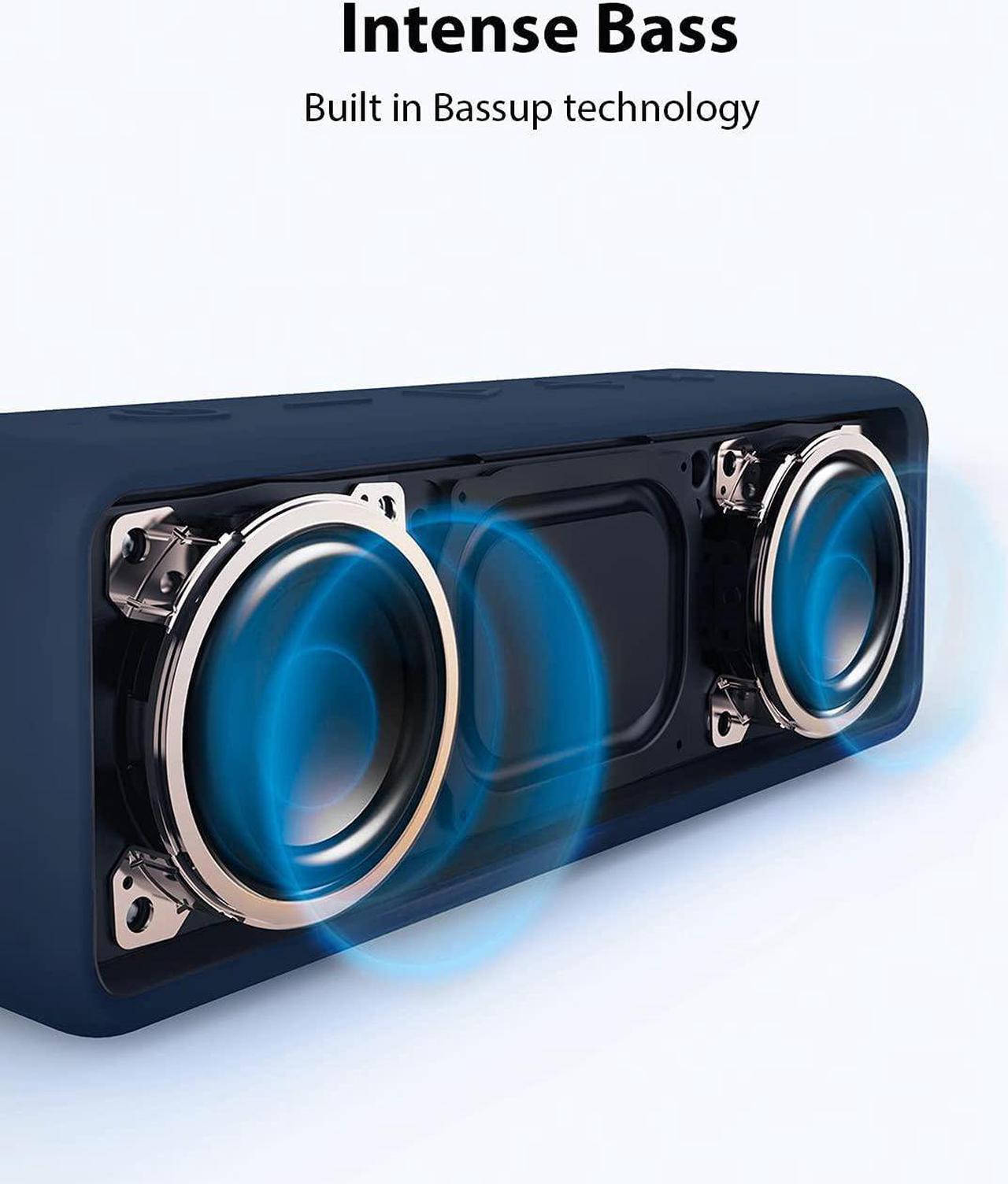 Alt view image 2 of 6 - [Upgraded] Anker Soundcore 2 Portable Bluetooth Speaker with 12W Stereo Sound, Bluetooth 5, Bassup, IPX7 Waterproof, 24-Hour Playtime, Wireless Stereo Pairing, Speaker for Home, Outdoors, Travel